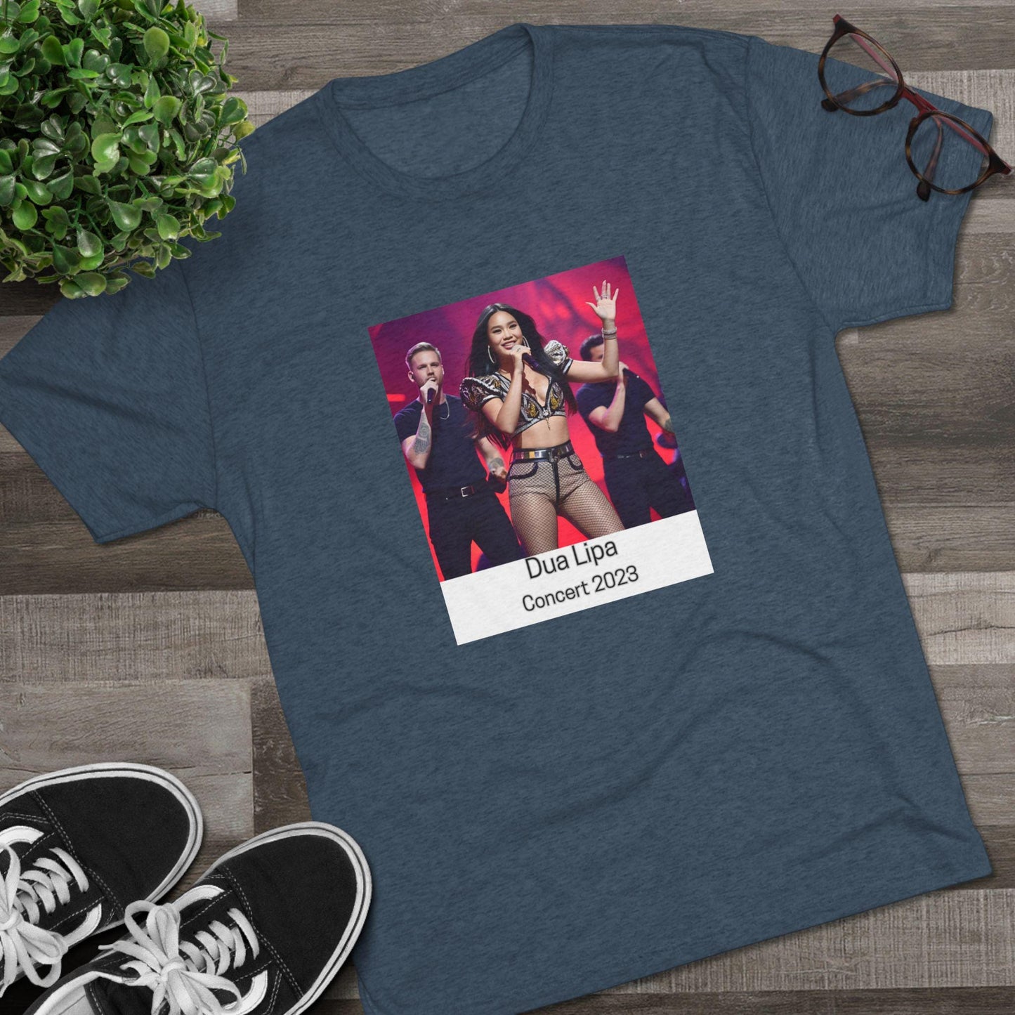 Dua Lipa Concert 2023 Unisex Tri-Blend Crew Tee - Soft Vintage Band Shirt for Music Fans - Toddcraft