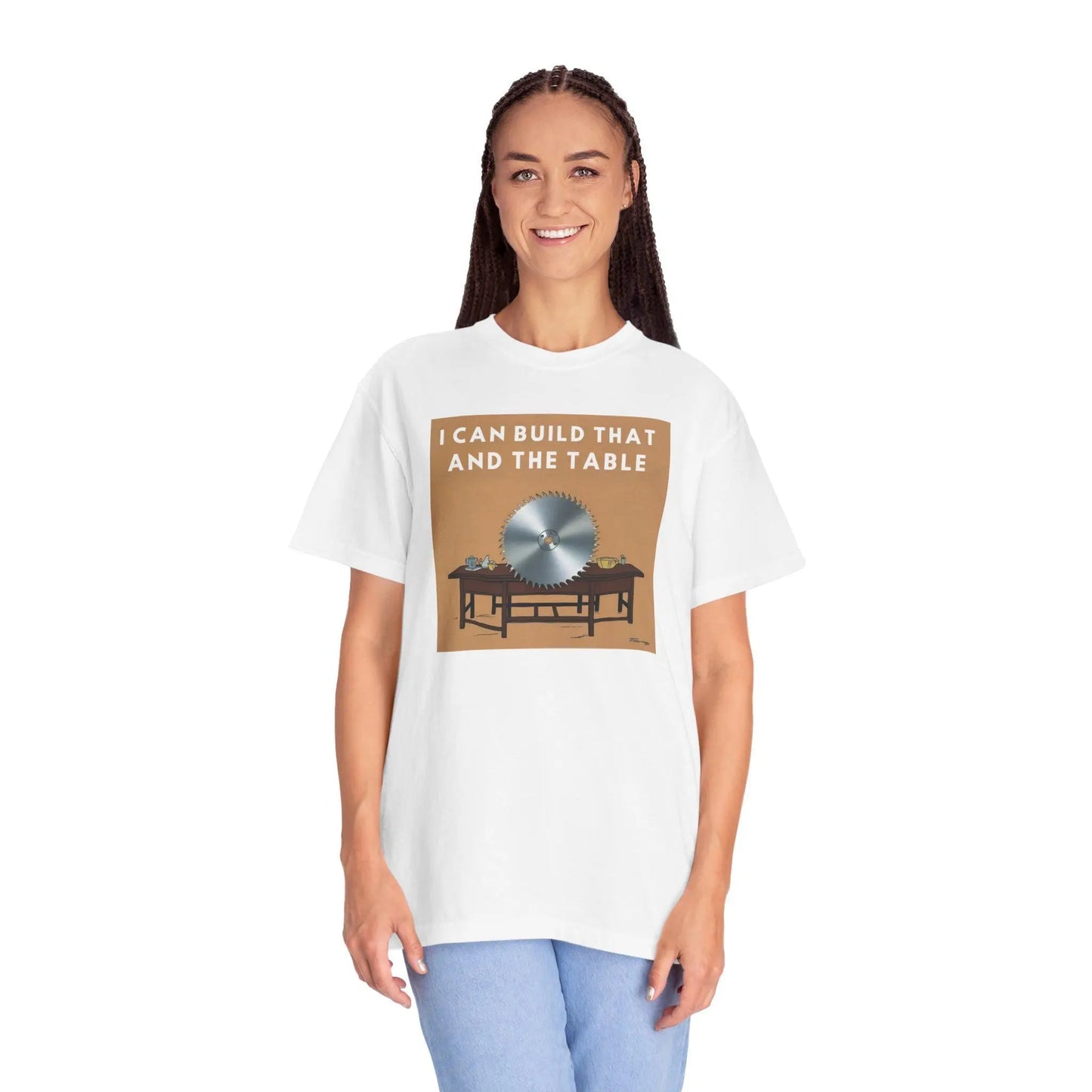 Unisex Garment-Dyed T-Shirt | Great Gift for Grandpa, Father & Son | Perfect for Remodelers, Construction Woodworking Trades - Toddcraft
