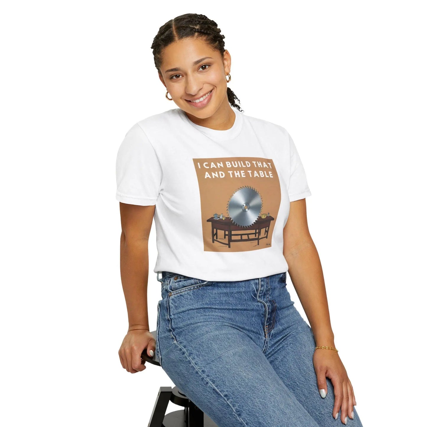 Unisex Garment-Dyed T-Shirt | Great Gift for Grandpa, Father & Son | Perfect for Remodelers, Construction Woodworking Trades - Toddcraft