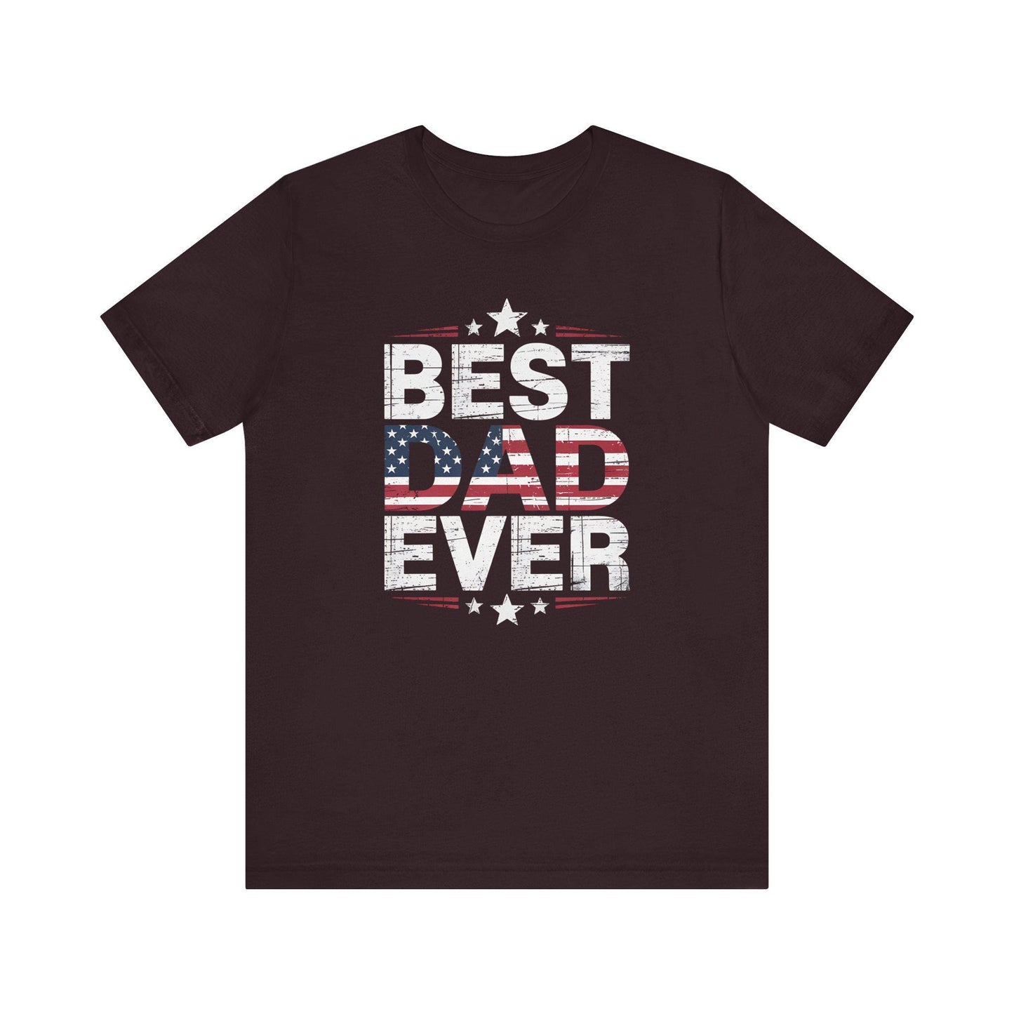 Best Dad Ever T-Shirt Unisex Jersey Short Sleeve Tee Fathers Day Gift from Kids Brothers Sister Moms Celebration - Toddcraft