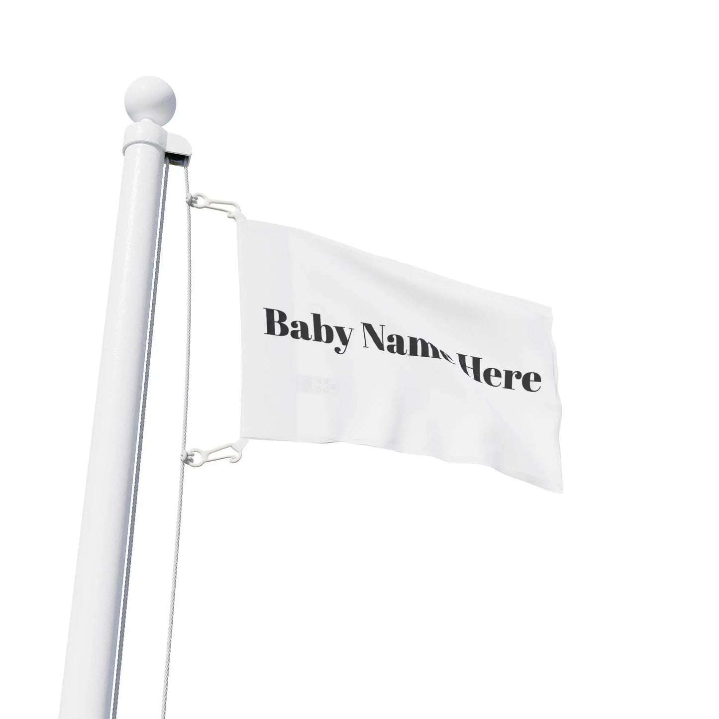 Personalized Baby Name Flag - Custom Nursery Decor with First & Last Name, Baby Shower Gift, Customized Baby Wall Hanging - Toddcraft