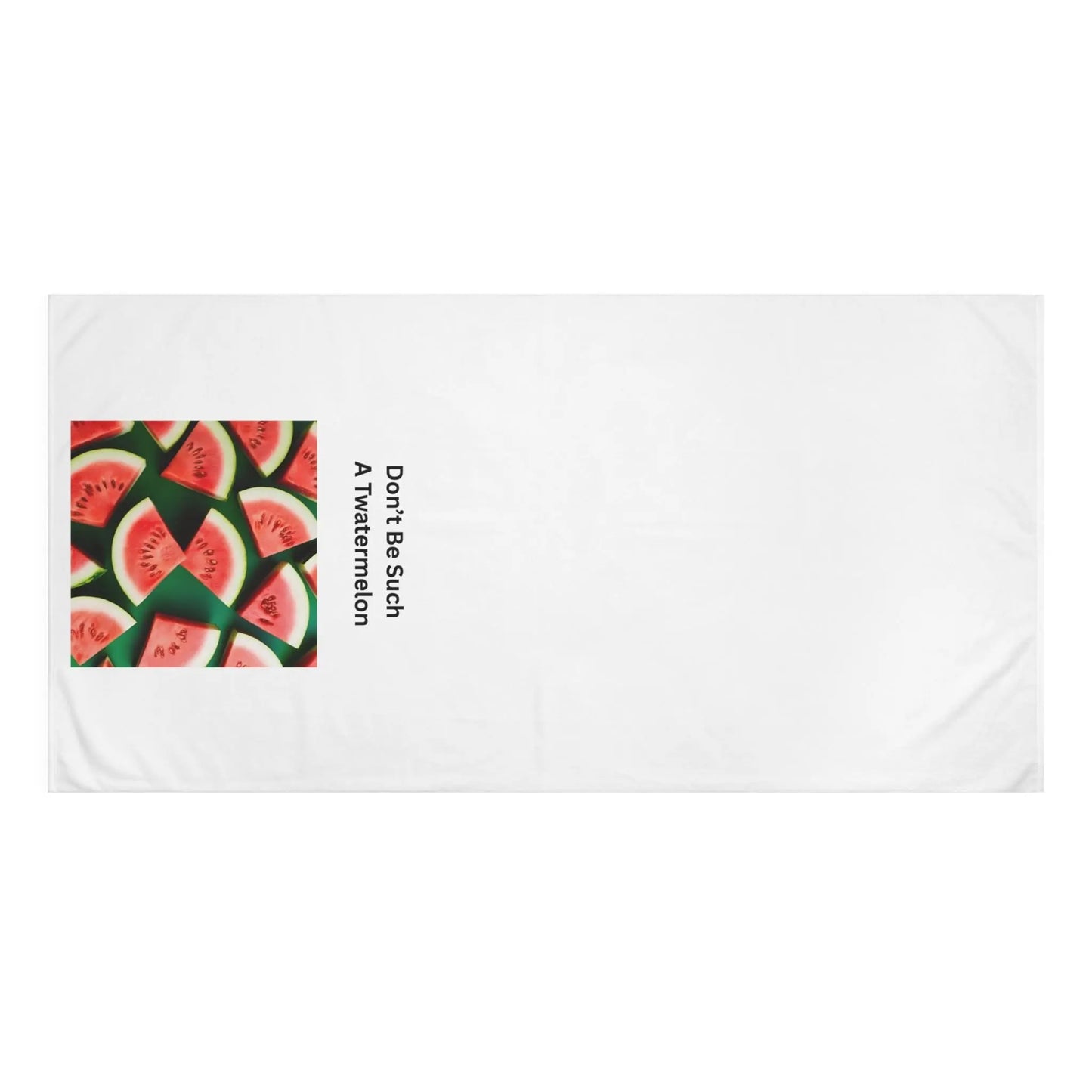 Absorbent Mink-Cotton Kitchen Towel Waffle Texture Watermelon Design Tea Decor Housewarming Gift Stocking Stuffer - Toddcraft