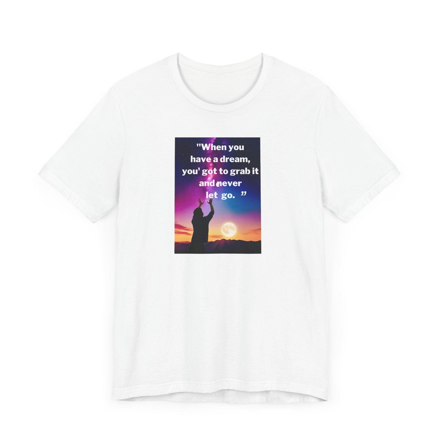 Inspirational Carol Burnett Unisex Jersey Tee - Short Sleeve Motivational Shirt "Hang on to Your Dreams - Toddcraft