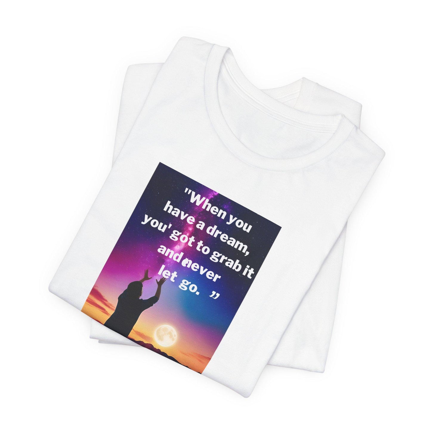 Inspirational Carol Burnett Unisex Jersey Tee - Short Sleeve Motivational Shirt "Hang on to Your Dreams - Toddcraft