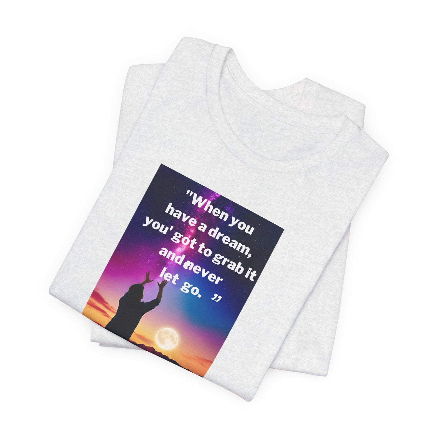Inspirational Carol Burnett Unisex Jersey Tee - Short Sleeve Motivational Shirt "Hang on to Your Dreams - Toddcraft
