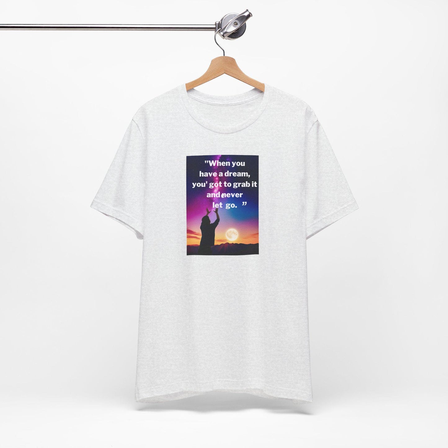Inspirational Carol Burnett Unisex Jersey Tee - Short Sleeve Motivational Shirt "Hang on to Your Dreams - Toddcraft