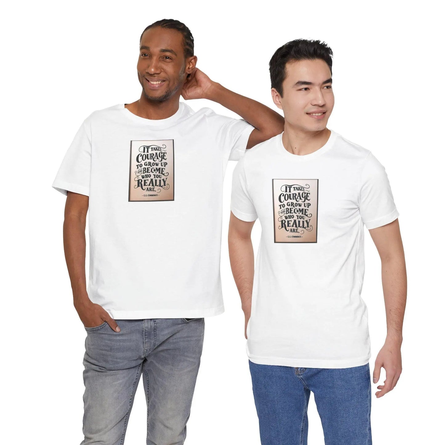 E. E. Cummings Inspirational Quote T-Shirt Unisex Jersey Short Sleeve Tee Poet Essayist Classic Wall Art Tee - Toddcraft