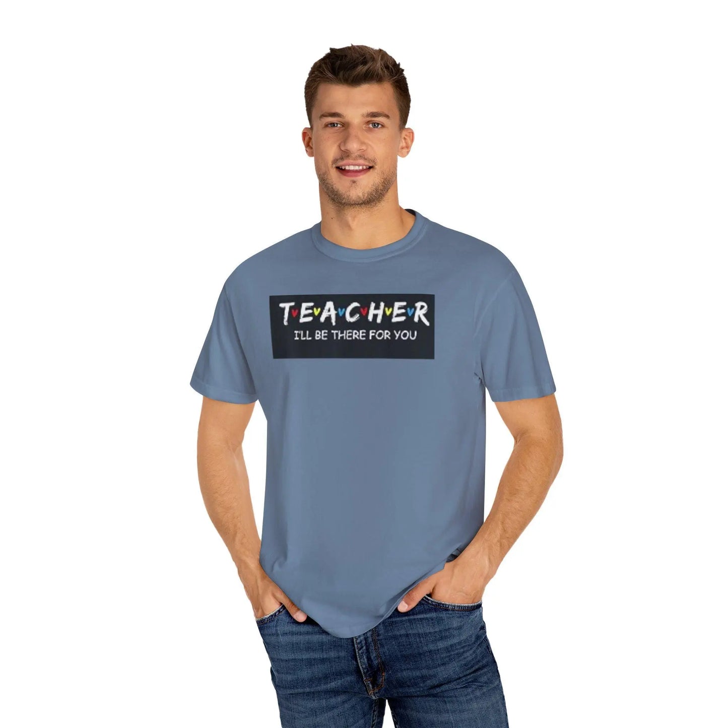 Teacher T-Shirt Unisex Garment-Dyed Compassion Tee Gift for Teacher Most Important Job in the World - Toddcraft
