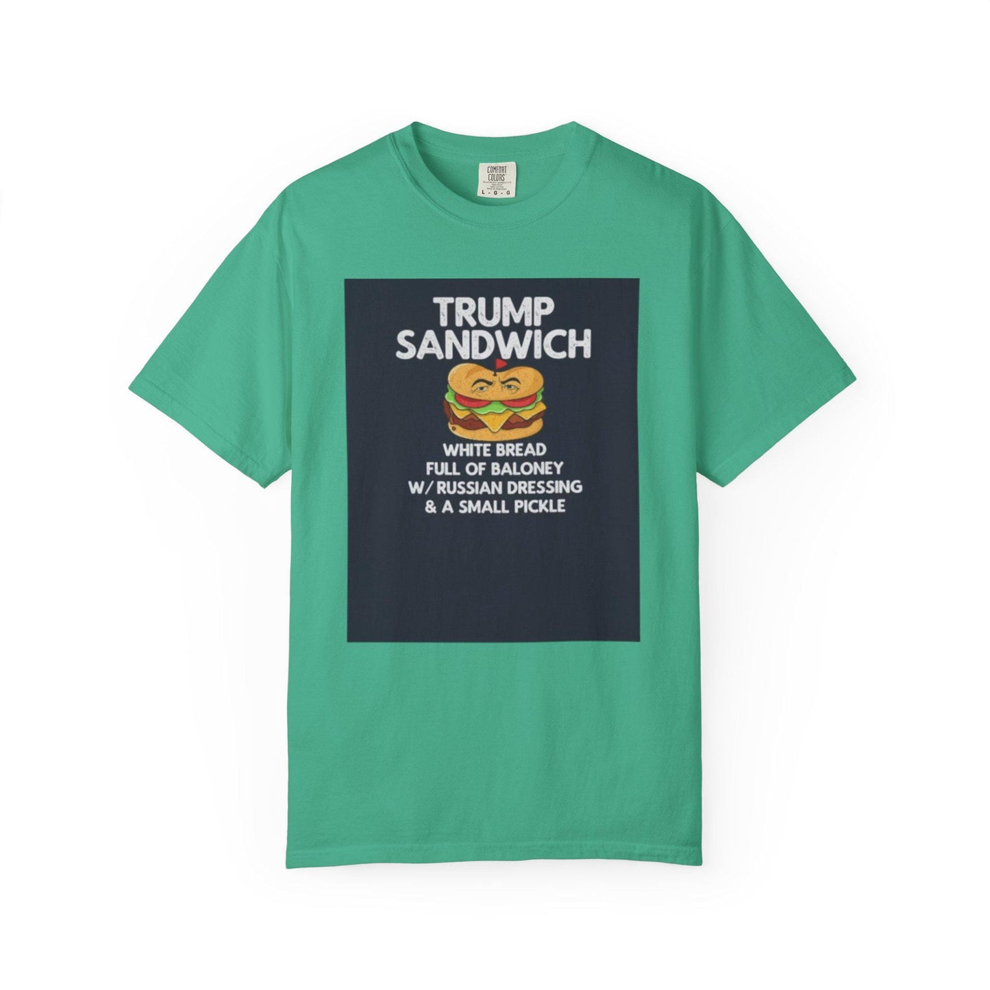 Trump Sandwich Unisex Garment-Dyed T-Shirt - Graphic Political Tee, Vintage Style, Casual Comfortable Fit, Cool Gift Idea - Toddcraft