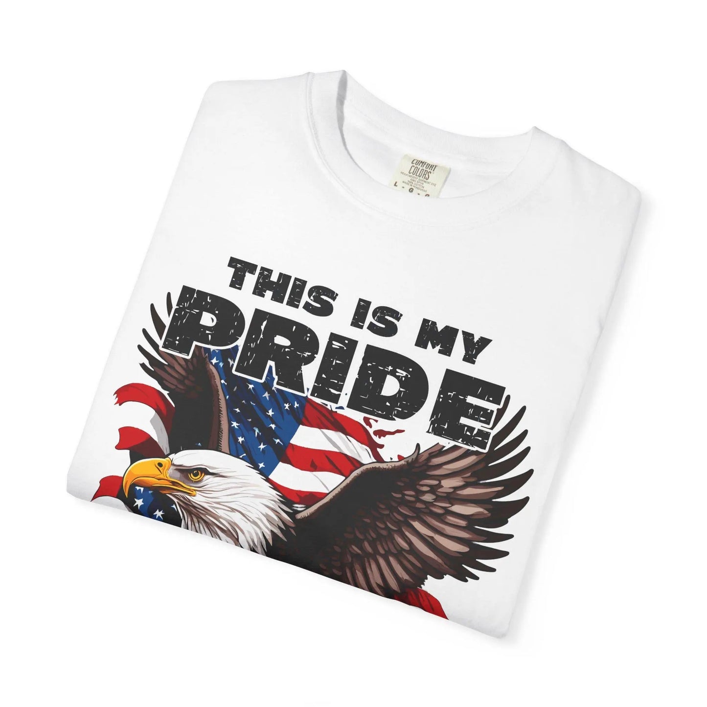 Patriotic Pride Flag with American Falcon - 4th of July USA Independence Day Stars & Stripes Red White Blue - Toddcraft