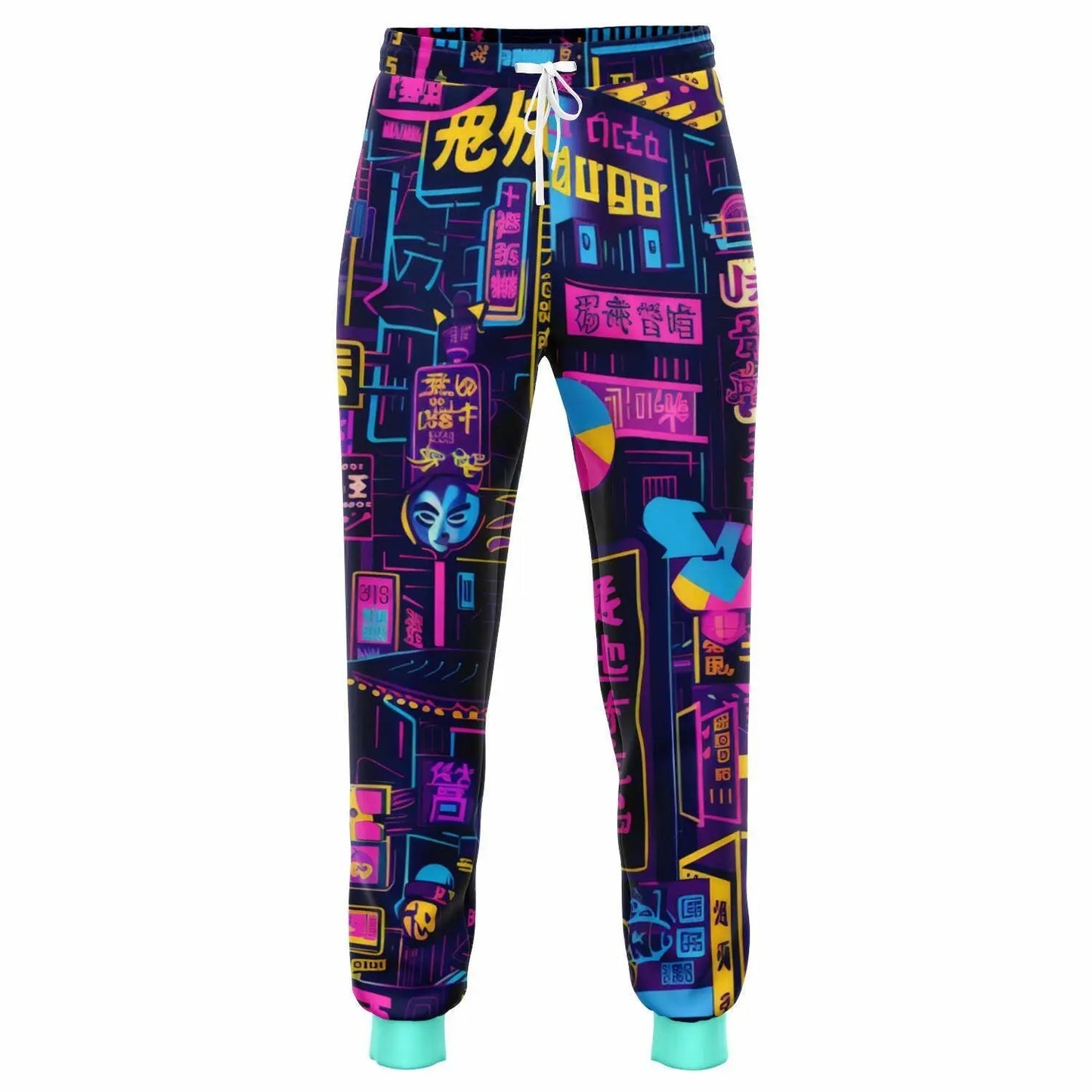 Urban Athletic Joggers Men Women Comfy All Over Print Sweatpants, Streetwear Track Pants for Gym & Sportswear - Toddcraft
