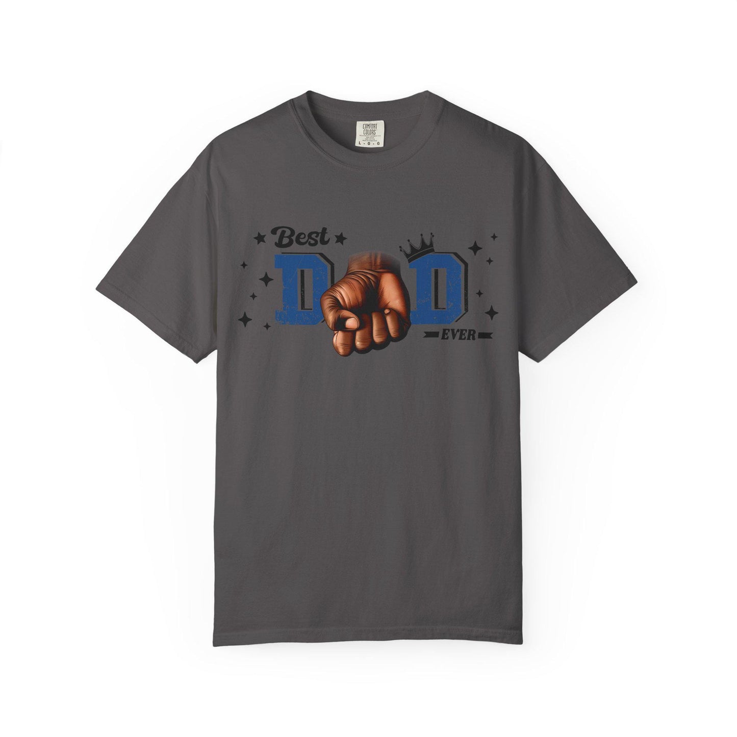 Best Dad Ever Shirt | Fathers Day Gift for Dad | Unisex Fist Bump Graphic Tee | Cool Garment-Dyed Dad T-Shirt - Toddcraft