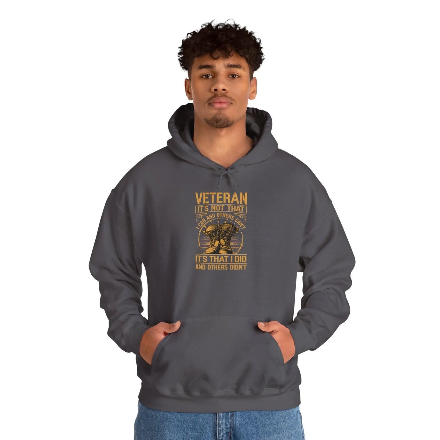 Veteran I Served Hoodie Unisex Heavy Blend Sweatshirt Military Proud Veteran Gift Casual Warm Pullover - Toddcraft