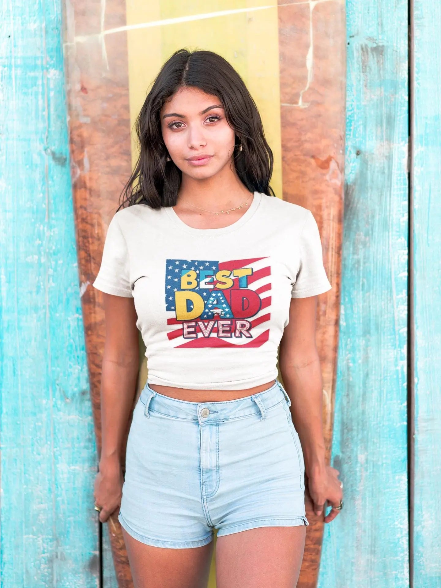 Best Dad Ever T-Shirt Unisex Jersey Short Sleeve Tee Fathers Day Gift from Wife Son or Daughter - Toddcraft