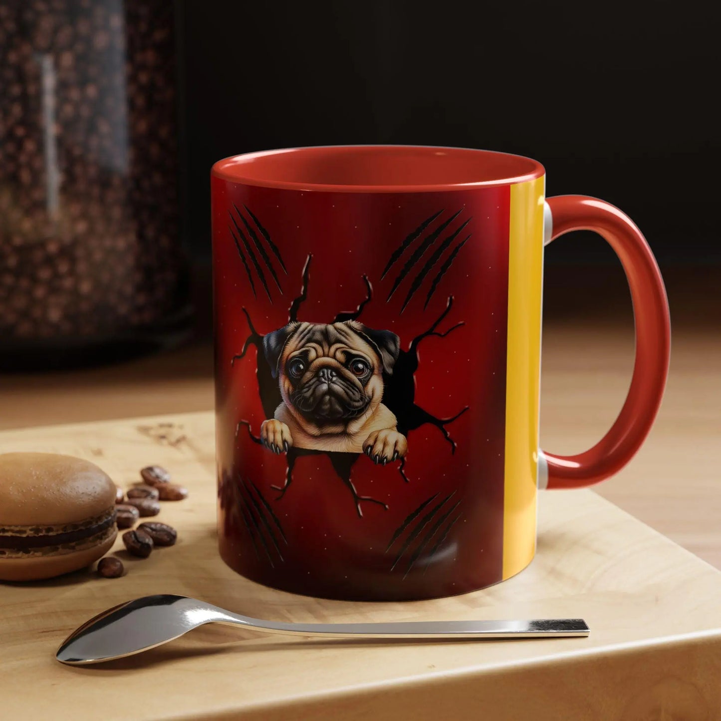Unique Accent Coffee Mug: Stylish Ceramic Cup for Home, Office & Gifting (11 or 15 oz) - Toddcraft
