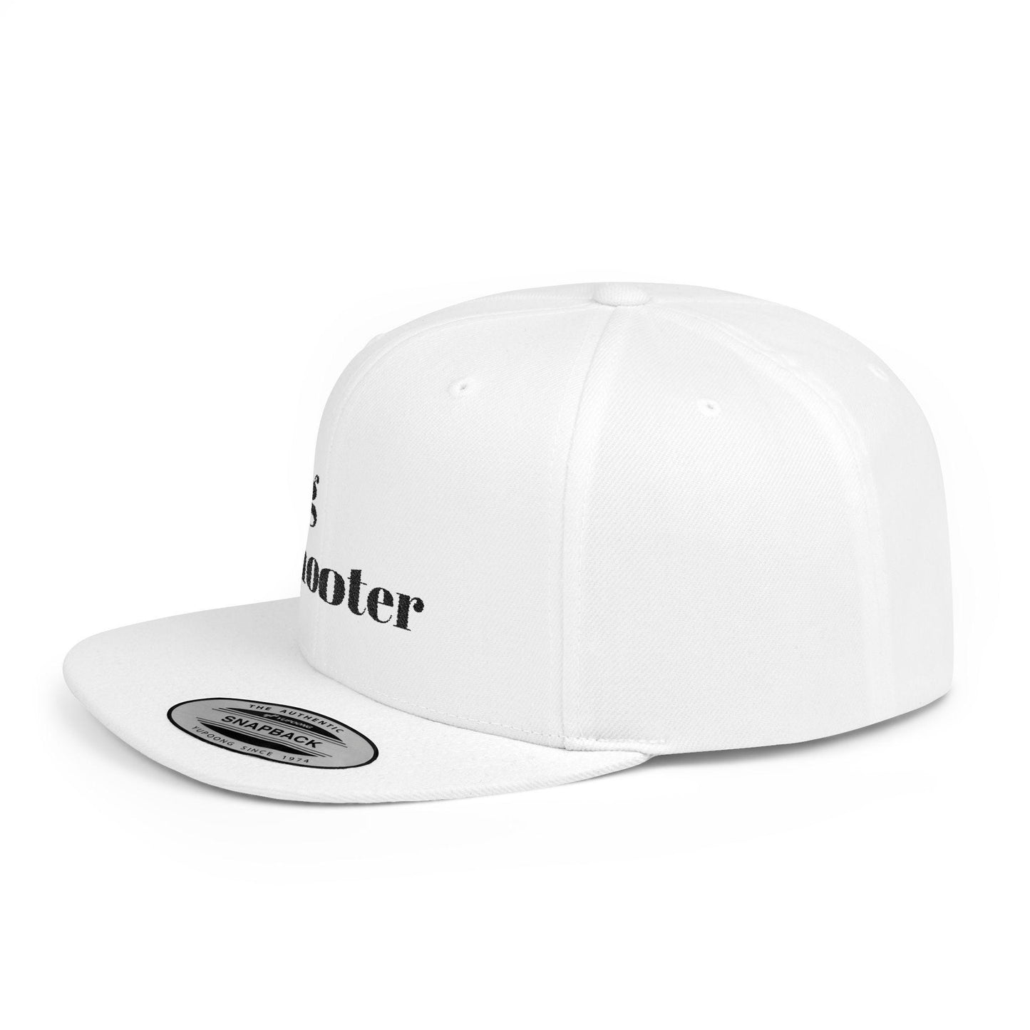 Flat Bill Snapback Hat Big Shooter Adjustable Baseball Cap Streetwear Casual Hat Men Women