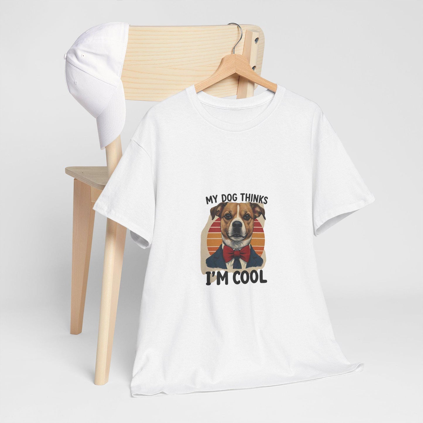 My Dog Thinks I'm Cool Shirt, Dog Lover Shirt, Dog Owner Shirts, Pet Lover Tee, Pet Lover Gifts, Dog Person Shirt, Dog Mom Gift, Mom Tee