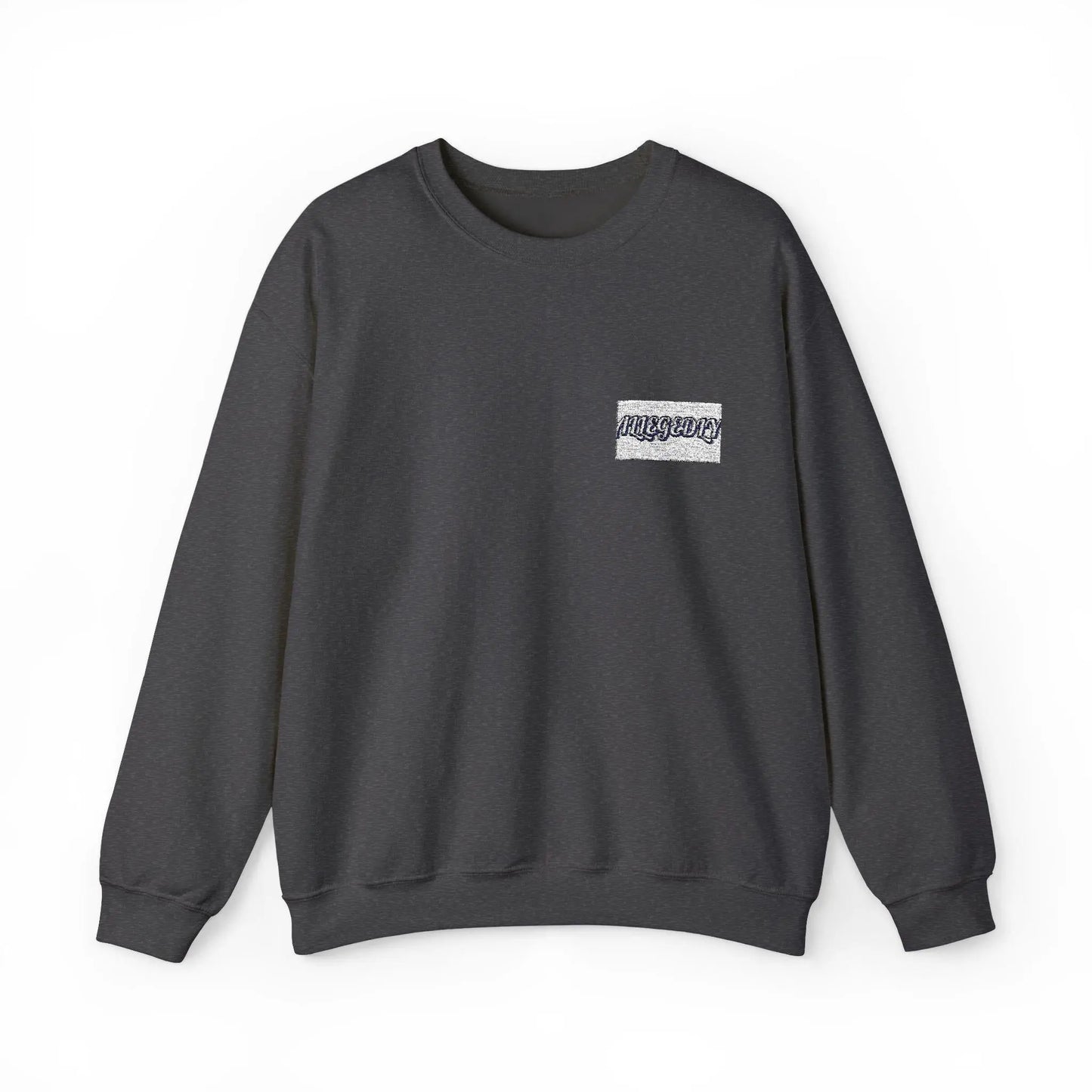 Funny True Crime Sweatshirt - "Allegedly" Crewneck, Unisex Heavy Blend, Cozy Mystery Podcast Shirt, Crime Junkie Gift - Toddcraft