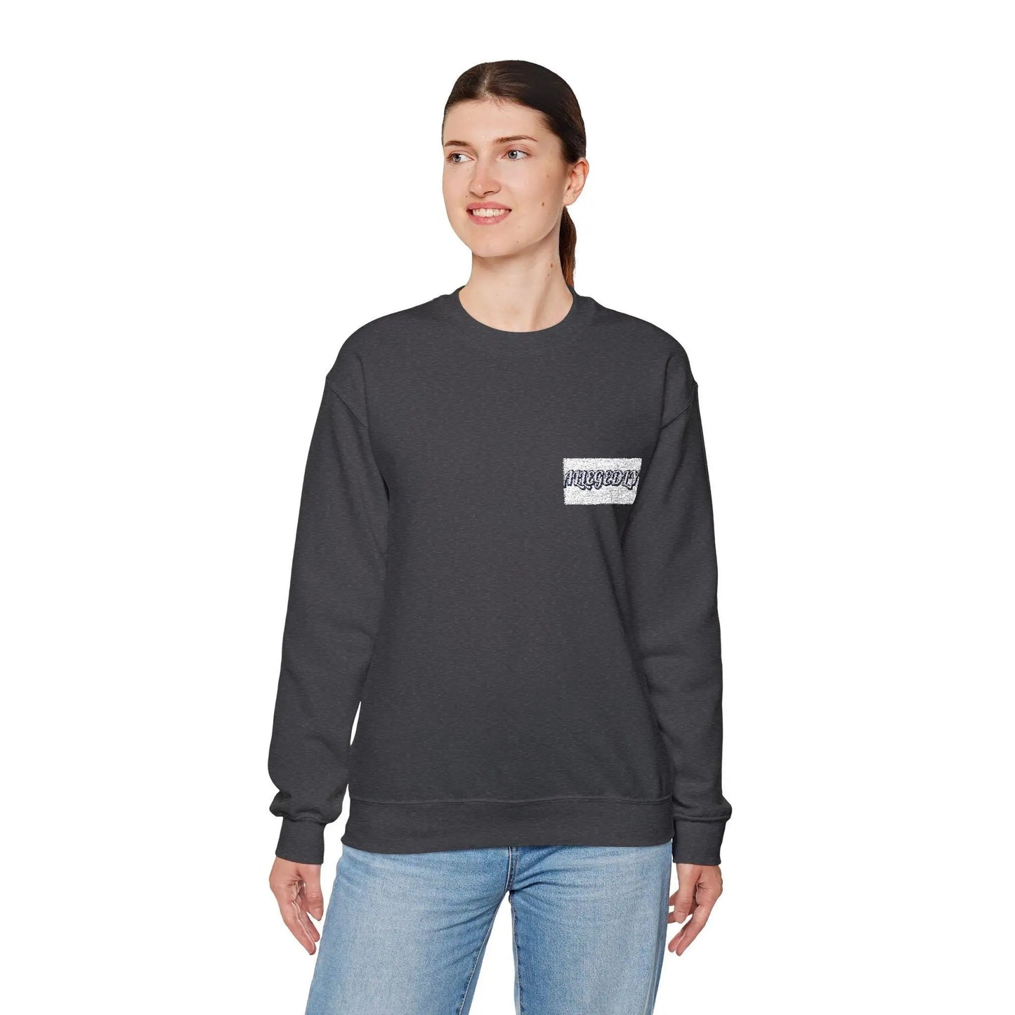 Funny True Crime Sweatshirt - "Allegedly" Crewneck, Unisex Heavy Blend, Cozy Mystery Podcast Shirt, Crime Junkie Gift - Toddcraft