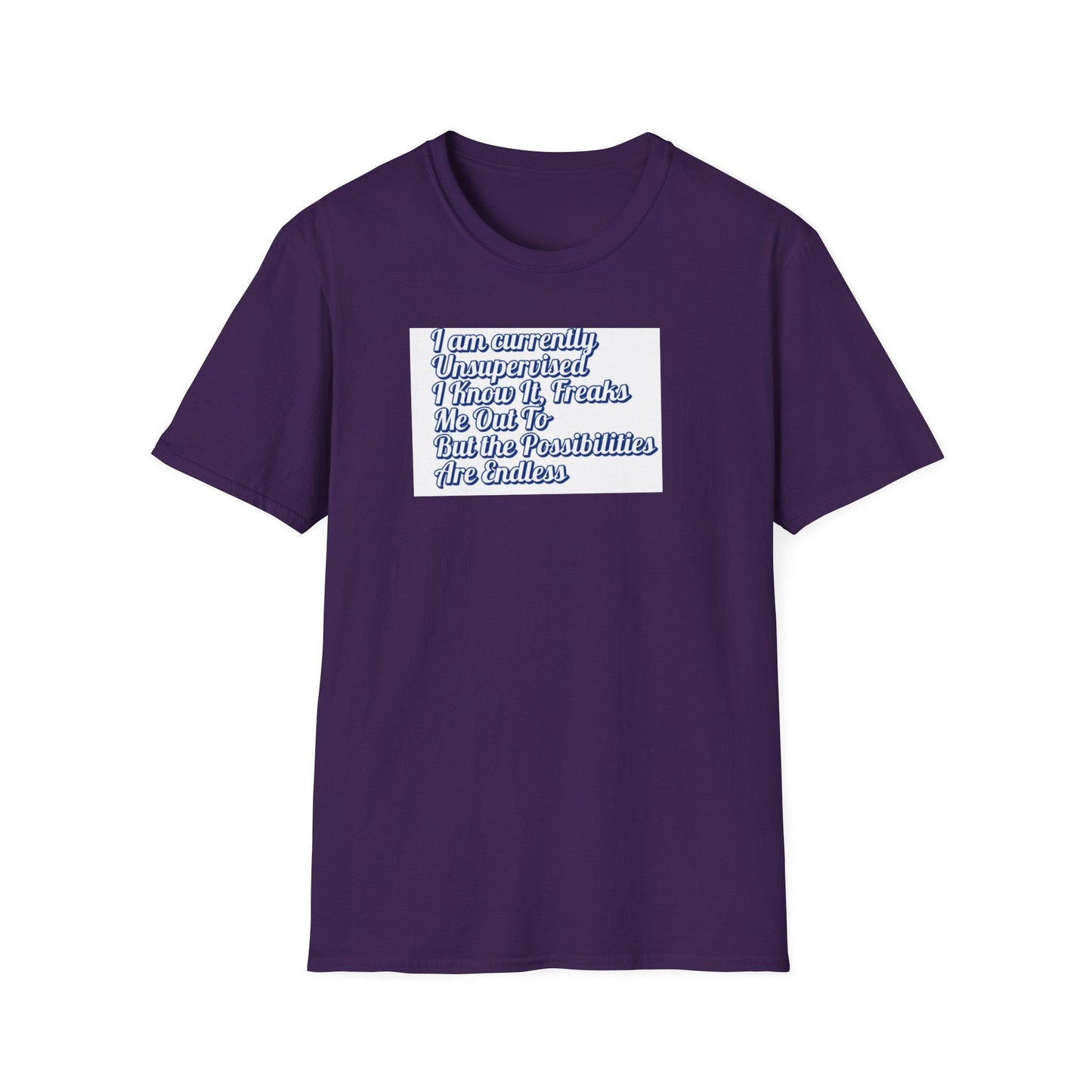 Men's Funny "I Am Currently Unsupervised" T-Shirt Hilarious Gift for Him, Birthday Shirt, Unisex Softstyle Tee - Toddcraft