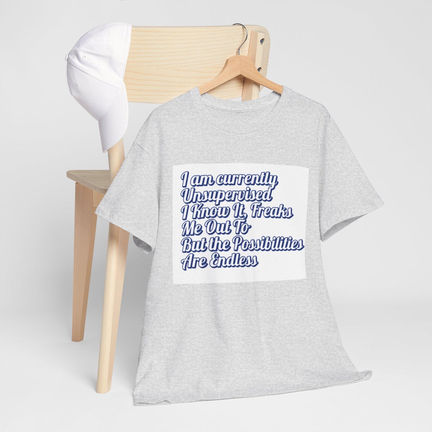 Men's Funny I Am Currently Unsupervised T-Shirt Hilarious Birthday Gift for Him, Unisex Heavy Cotton Tee - Toddcraft