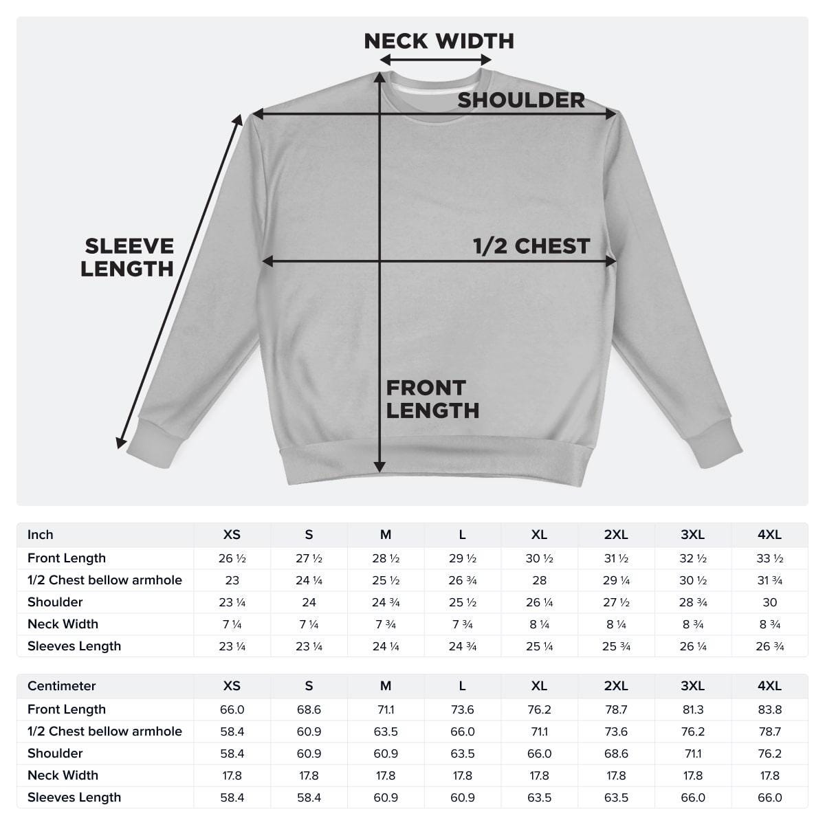 Vibrant AOP Oversized Sweatshirt Heavyweight, Colorful Bold Design for Sublimation" - Toddcraft