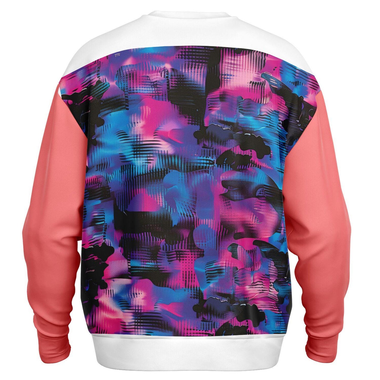 Vibrant AOP Oversized Sweatshirt Heavyweight, Colorful Bold Design for Sublimation" - Toddcraft