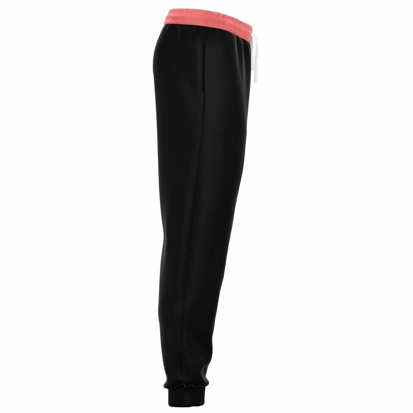 Black Artistic Joggers Sweatpants, Vibrant All-Over Print, Unique Comfortable Casual Pants for Men & Women - Toddcraft