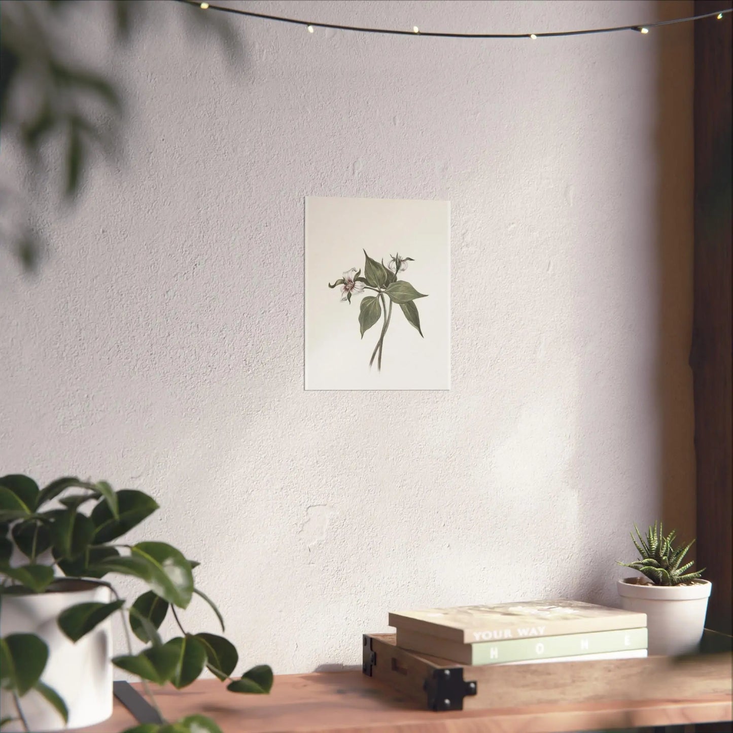 Botanical Wall Art Fine Art Posters Floral Design, Nature-Inspired Home Decor, Flower Print for Living Room & Bedroom - Toddcraft