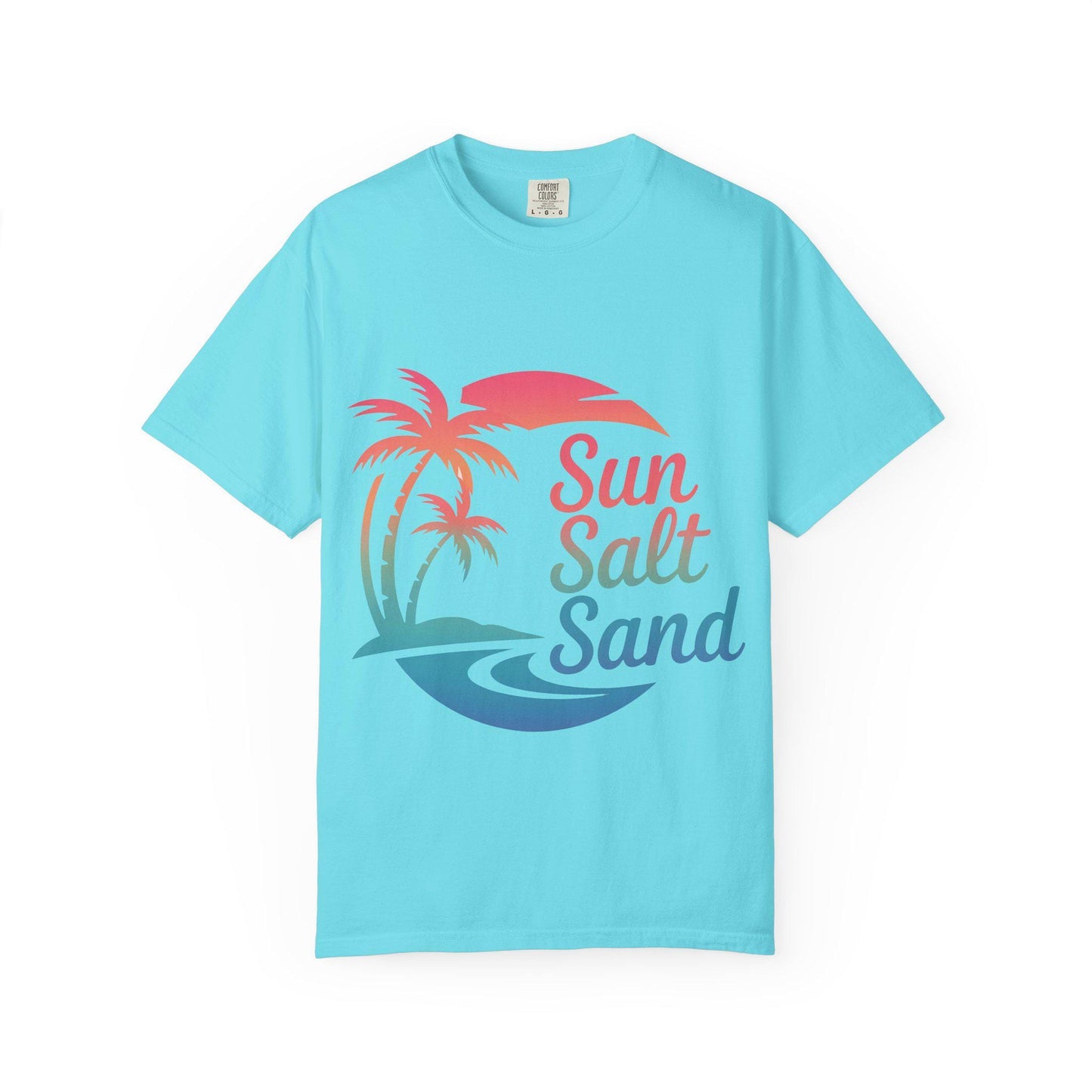 Sun Salt Unisex Garment-Dyed T-Shirt Beach Lover Gift Graphic Tee for Beach Bums & Tourists Summer Shirt
