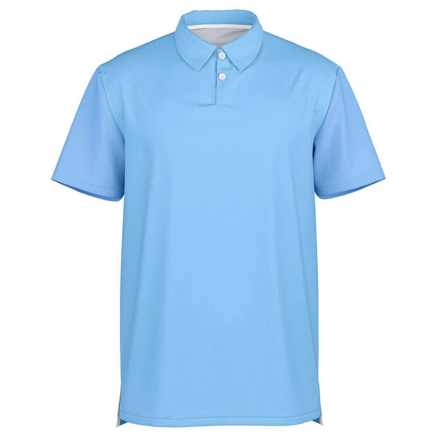 Blue Polo Shirt AOP All-Over Print Custom Casual Short Sleeve Top Stylish Summer Tee