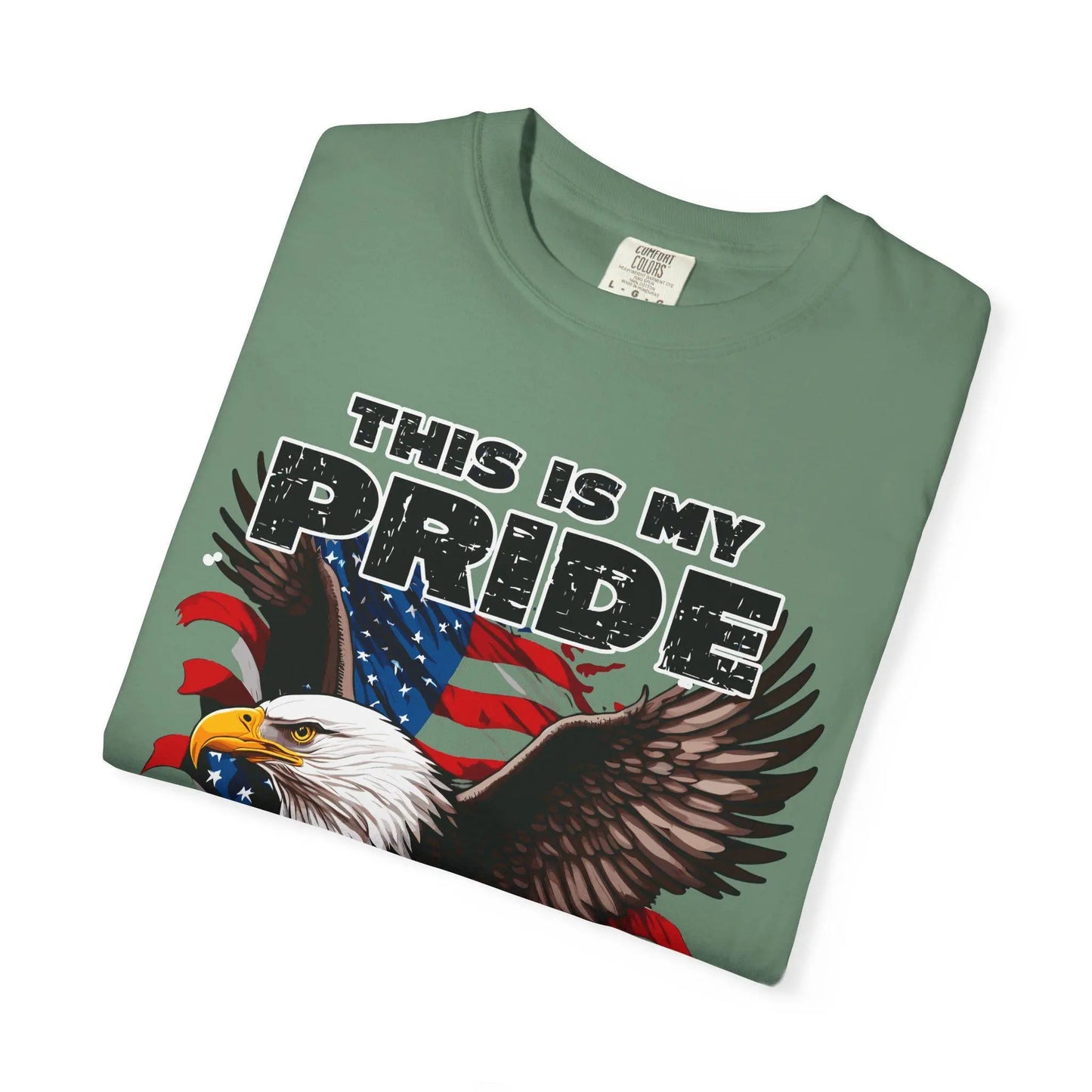 Patriotic Pride Flag with American Falcon - 4th of July USA Independence Day Stars & Stripes Red White Blue - Toddcraft
