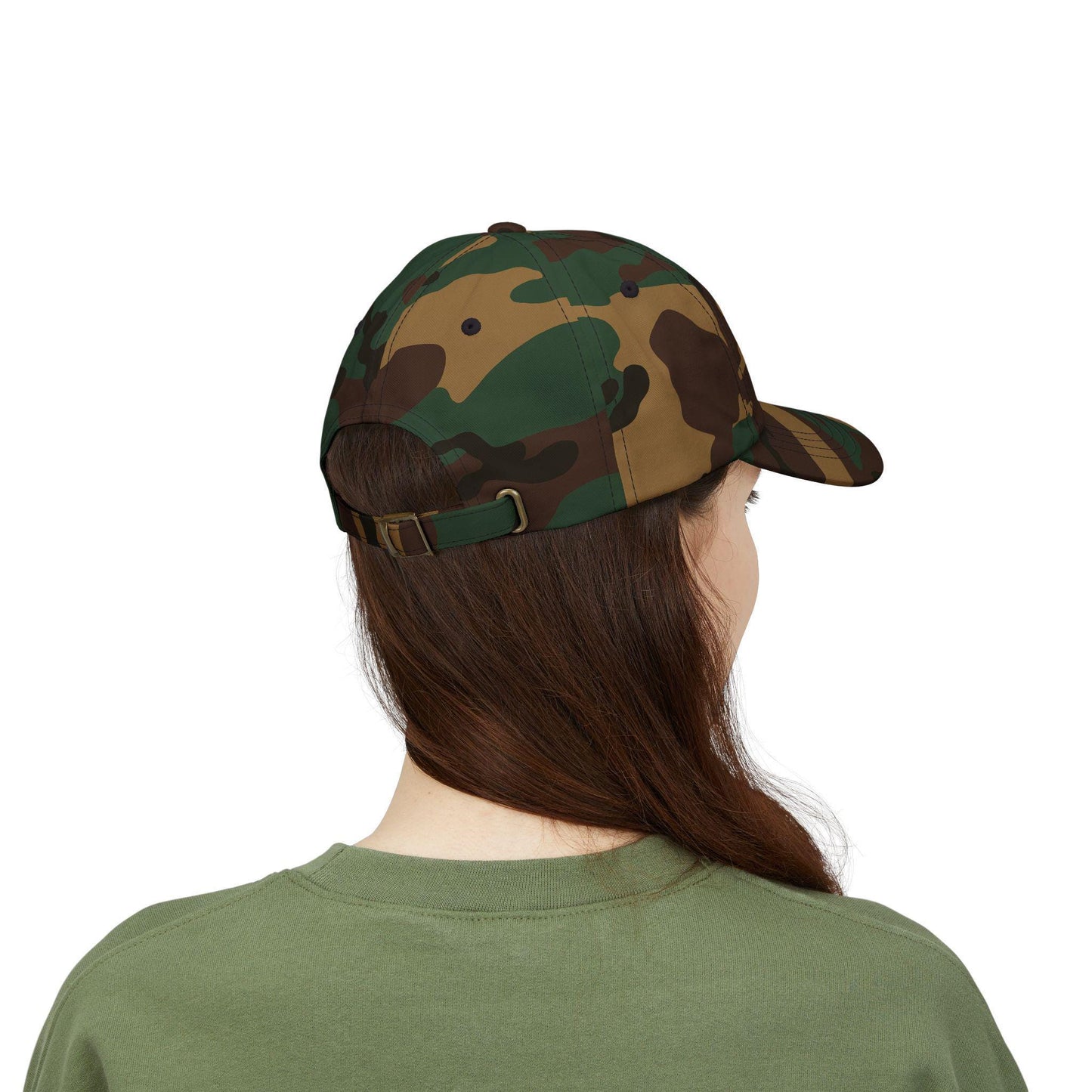 Hunter Dad Cap with Elk Head Graphic Outdoorsman Hat Gift for Grandpa, Father, or Any Big Rack Hunter