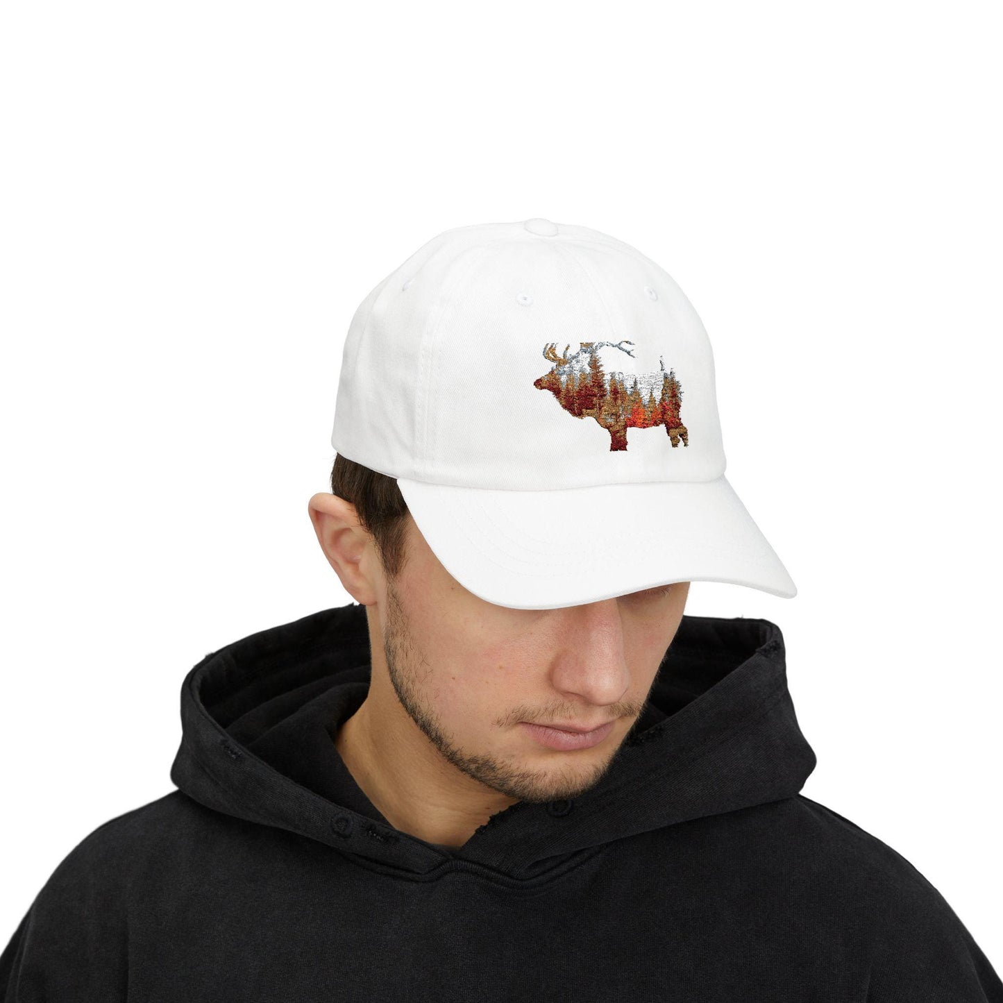 Elk Portrait Dad Cap - Classic Hunters Hat, Nature Lover Gift, Great Gift for All Elk Hunting Fans - Toddcraft