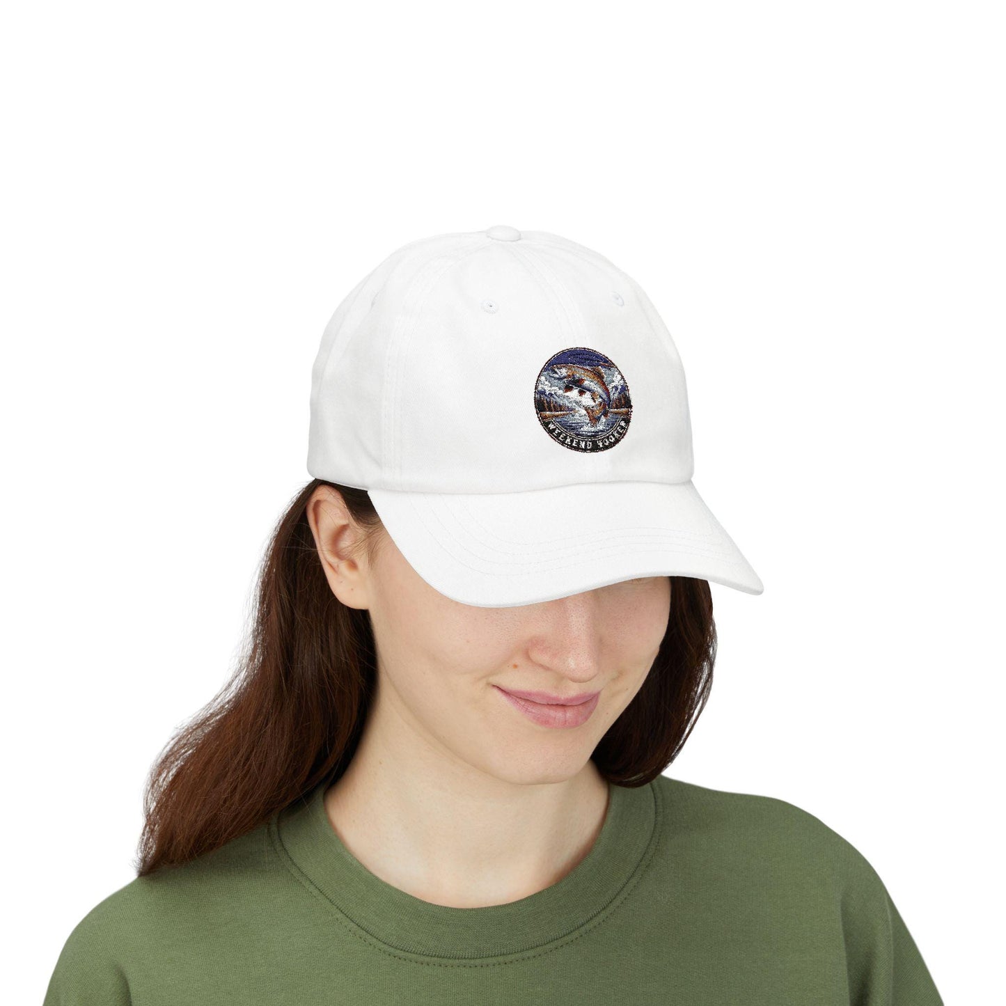 Classic Dad Cap with Fish Design - Perfect Gift for Fishing Enthusiasts, Outdoor Adventures, Father's Day, Birthday, Everyday Wear weekend