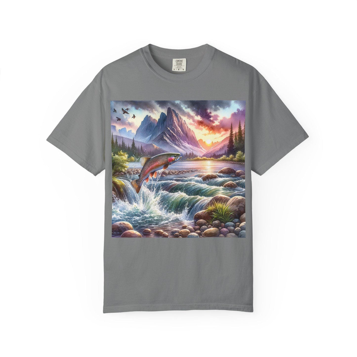 Nature Scene T-Shirt, Outdoor Adventure Tee, Fishing Gift, Unisex Apparel, Summer Fashion, Camping Gear, Nature Lover's Shirt