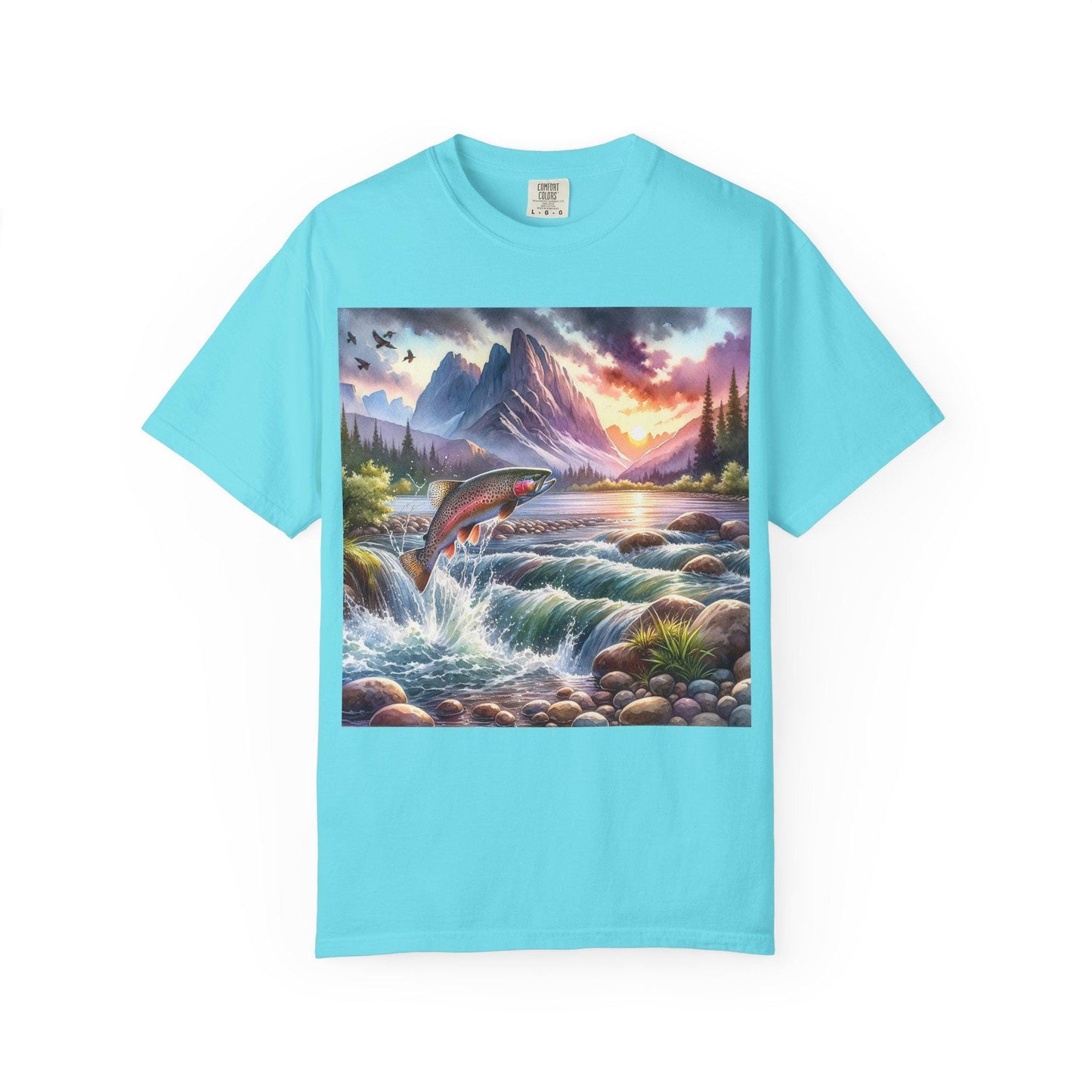 Nature Scene T-Shirt, Outdoor Adventure Tee, Fishing Gift, Unisex Apparel, Summer Fashion, Camping Gear, Nature Lover's Shirt