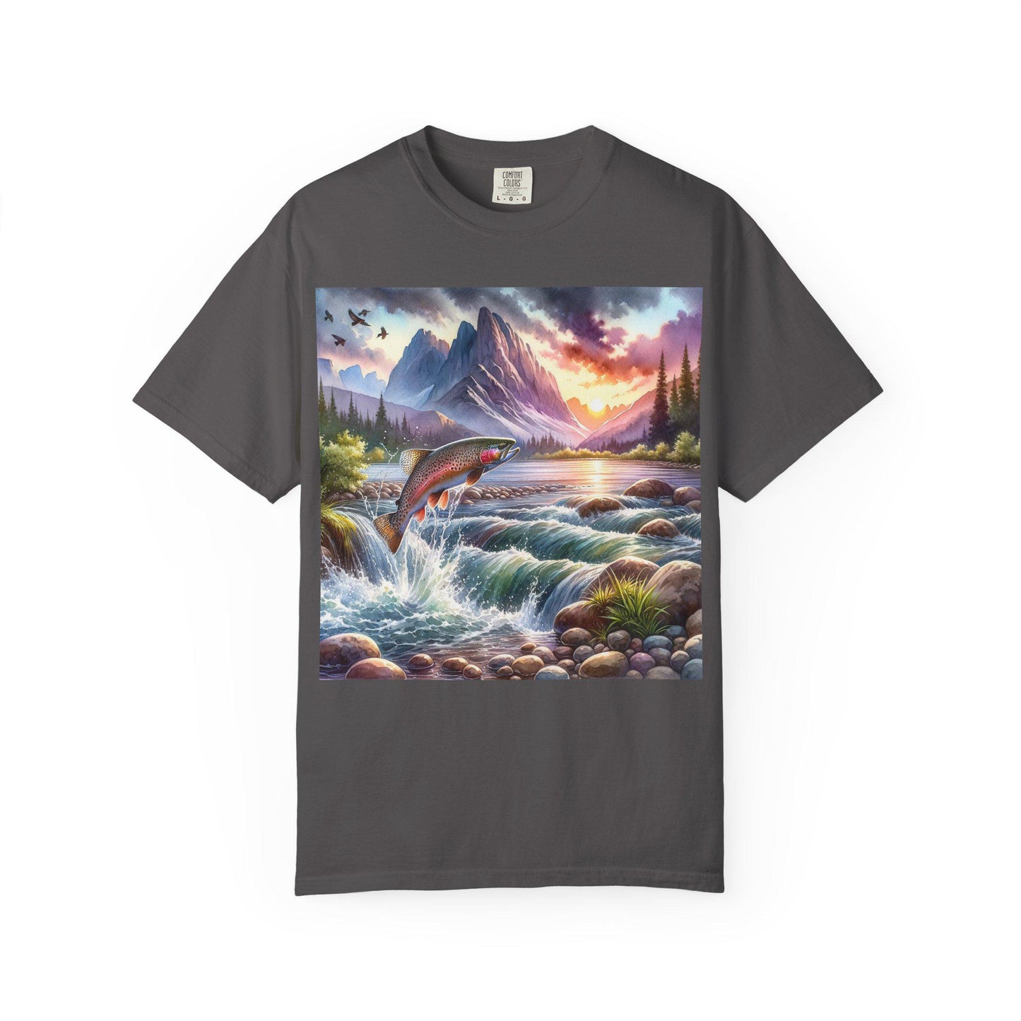 Nature Scene T-Shirt, Outdoor Adventure Tee, Fishing Gift, Unisex Apparel, Summer Fashion, Camping Gear, Nature Lover's Shirt