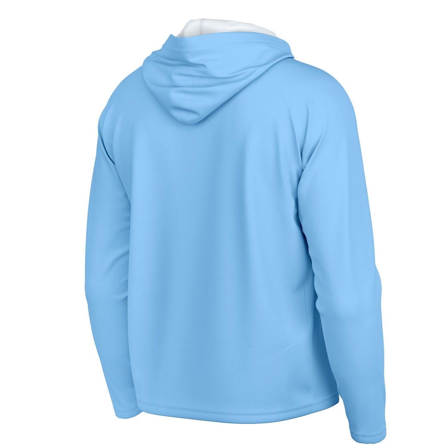 Men's Long Sleeve Hooded Performance Shirt - Lightweight Moisture-Wicking AOP Activewear Top