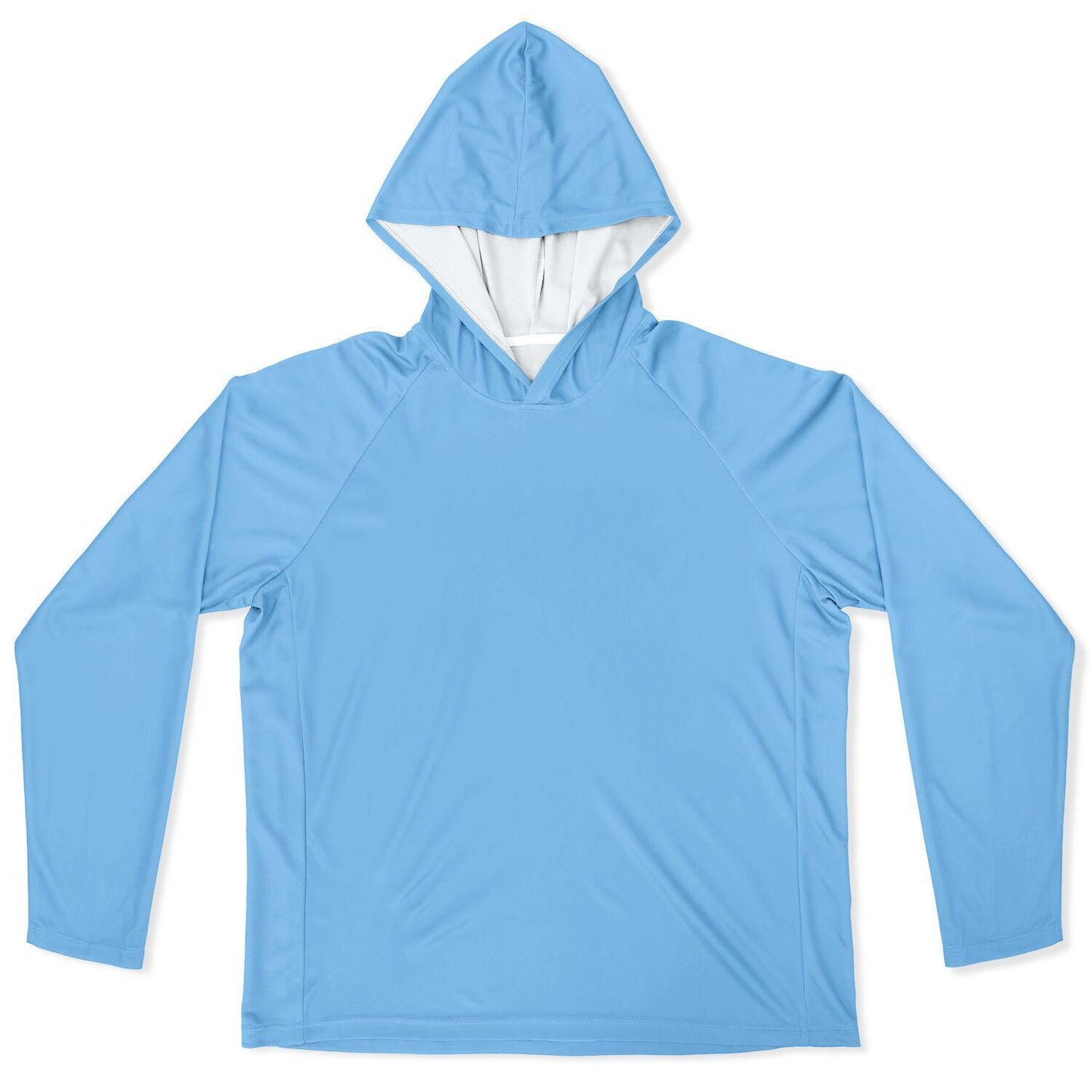 Men's Long Sleeve Hooded Performance Shirt - Lightweight Moisture-Wicking AOP Activewear Top