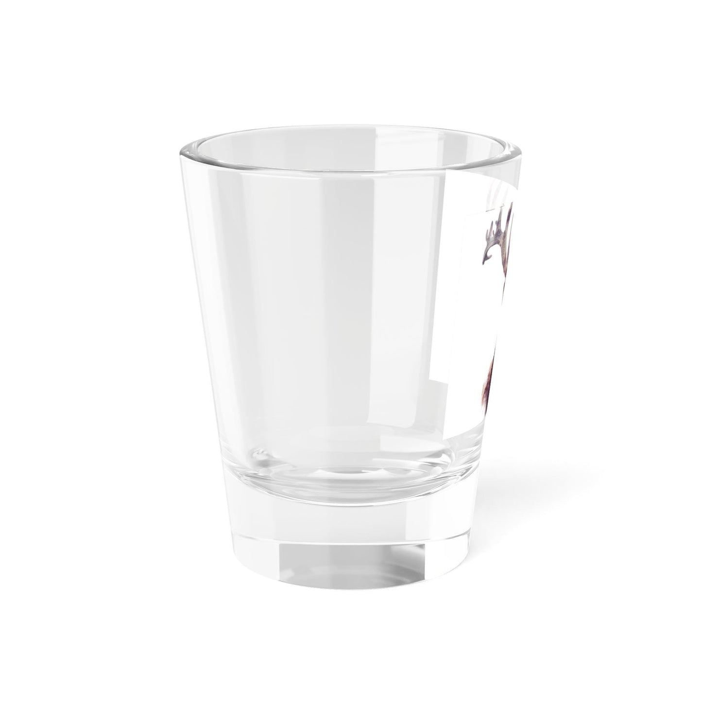 Elk Antler Shot Glass 1.5oz - Nature & Hunter Lovers Gift, Outdoor Enthusiasts Drinking Glass, Rustic Wildlife Barware - Toddcraft