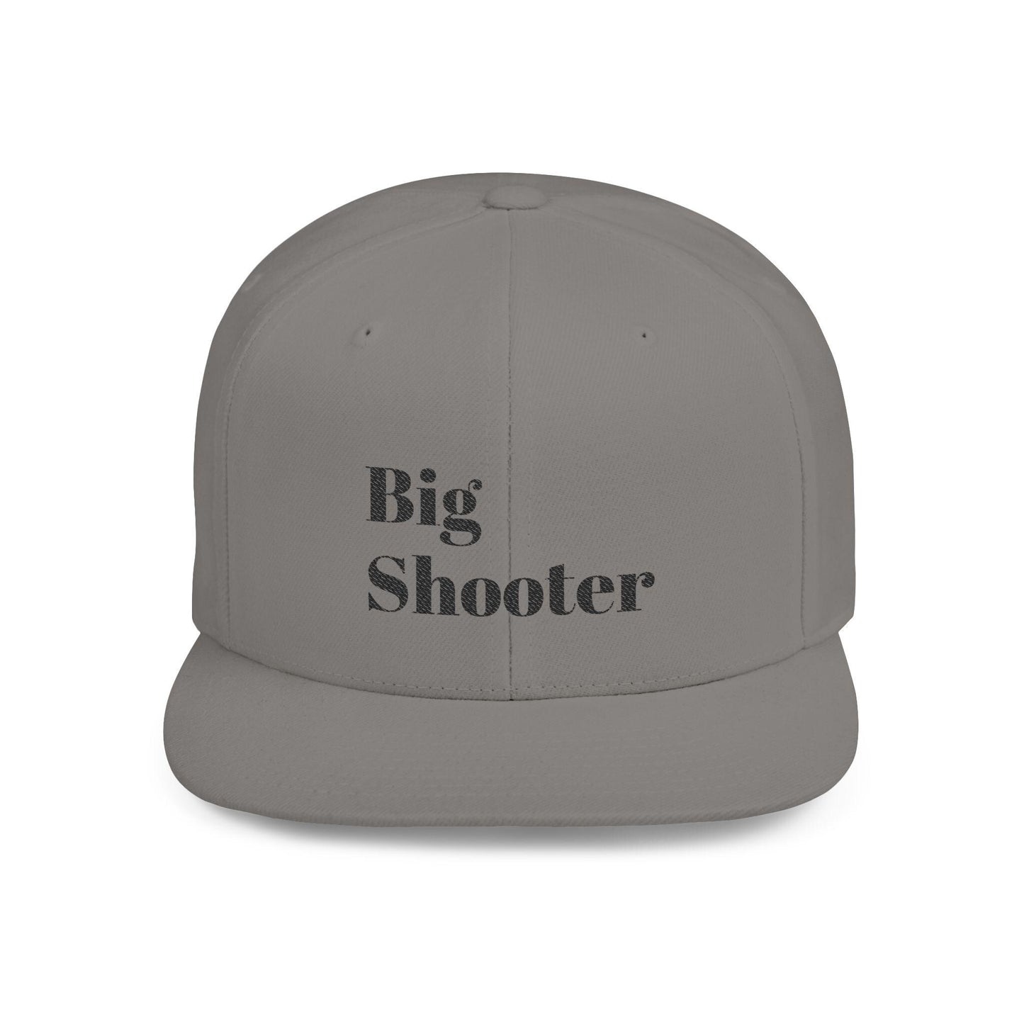 Flat Bill Snapback Hat Big Shooter Adjustable Baseball Cap Streetwear Casual Hat Men Women