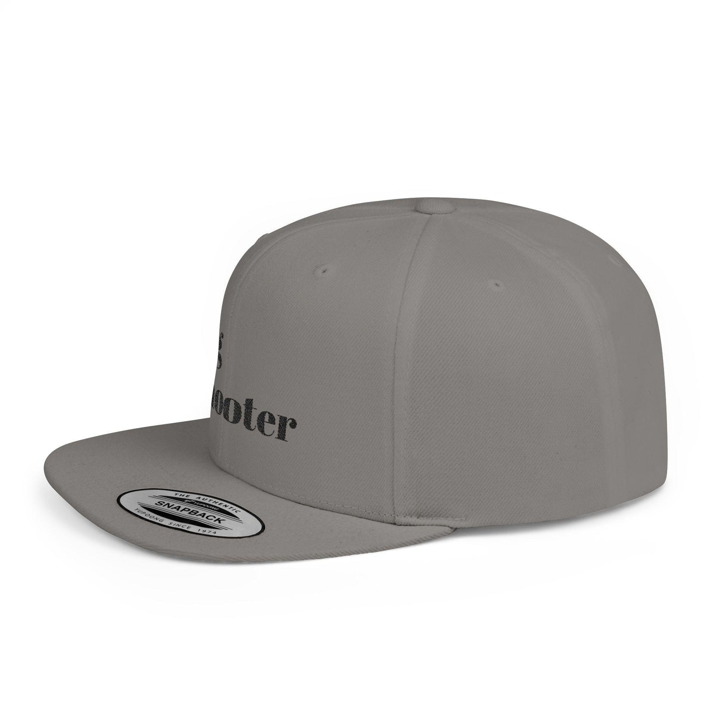 Flat Bill Snapback Hat Big Shooter Adjustable Baseball Cap Streetwear Casual Hat Men Women