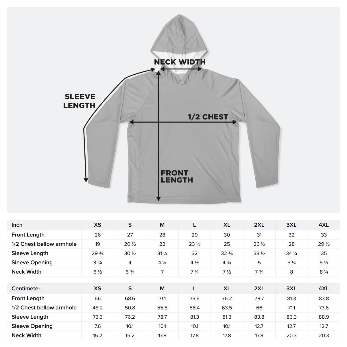 Men's Long Sleeve Hooded Performance Shirt - Lightweight Moisture-Wicking AOP Activewear Top