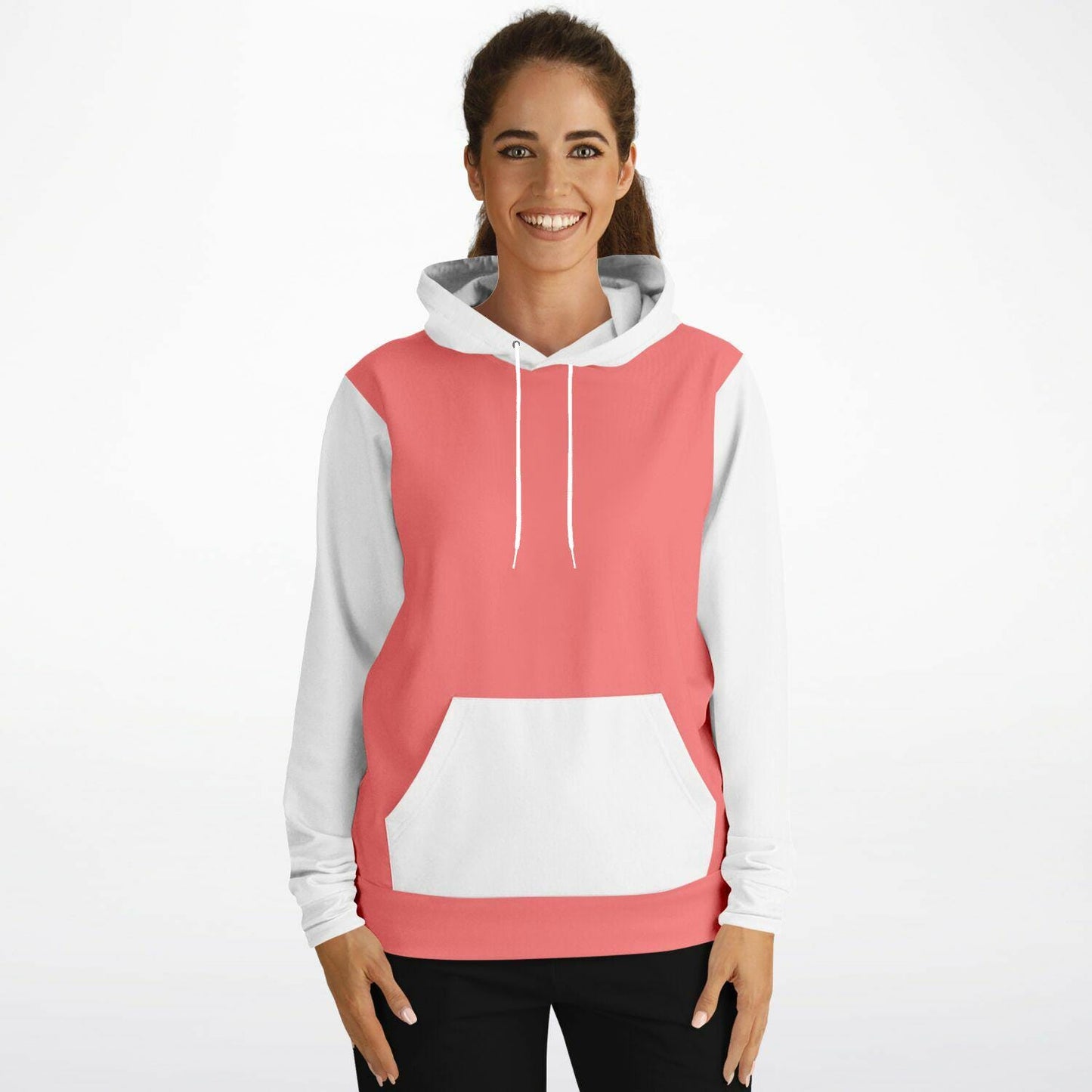Versatile All-Over Print Athletic Hoodie: Stylish Sportswear for Active Lifestyles