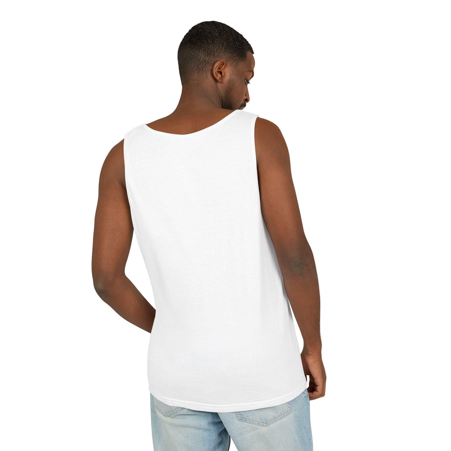 Quiet Hunt Mens Graphic Tee Unisex War Time Tank Top, Garment-Dyed, Casual Military Style Shirt