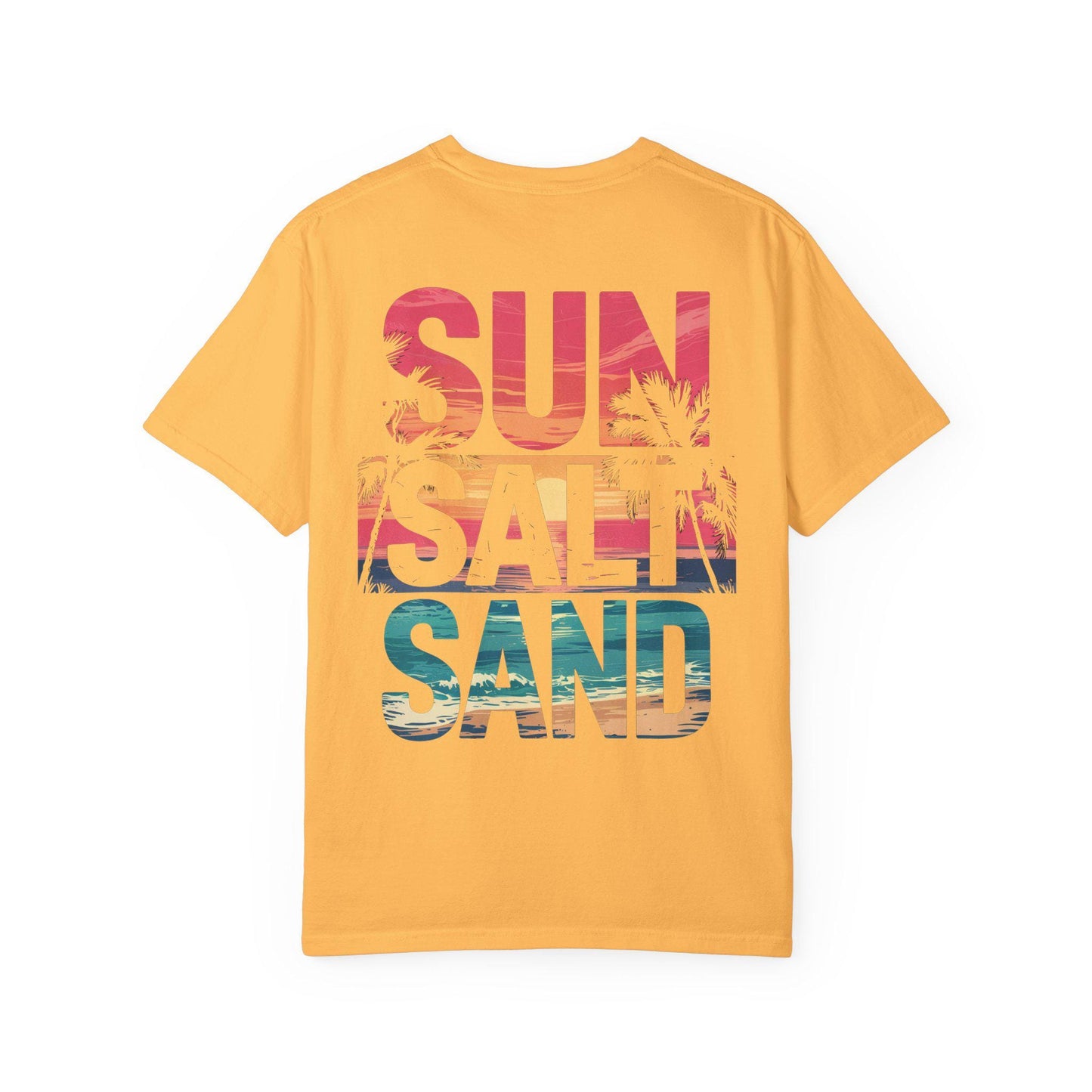 Sun Salt Unisex Garment-Dyed T-Shirt Beach Lover Gift Graphic Tee for Beach Bums & Tourists Summer Shirt