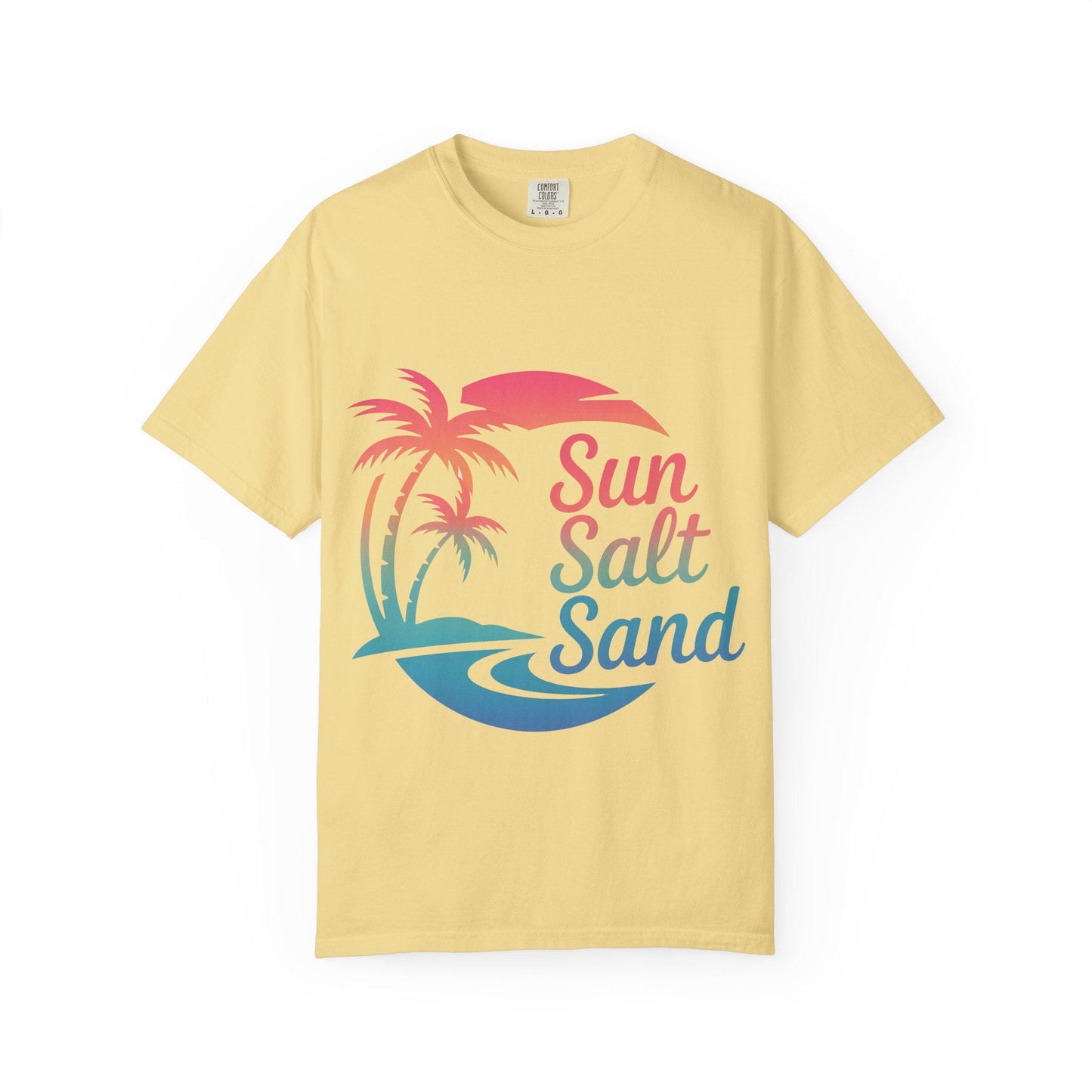 Sun Salt Unisex Garment-Dyed T-Shirt Beach Lover Gift Graphic Tee for Beach Bums & Tourists Summer Shirt