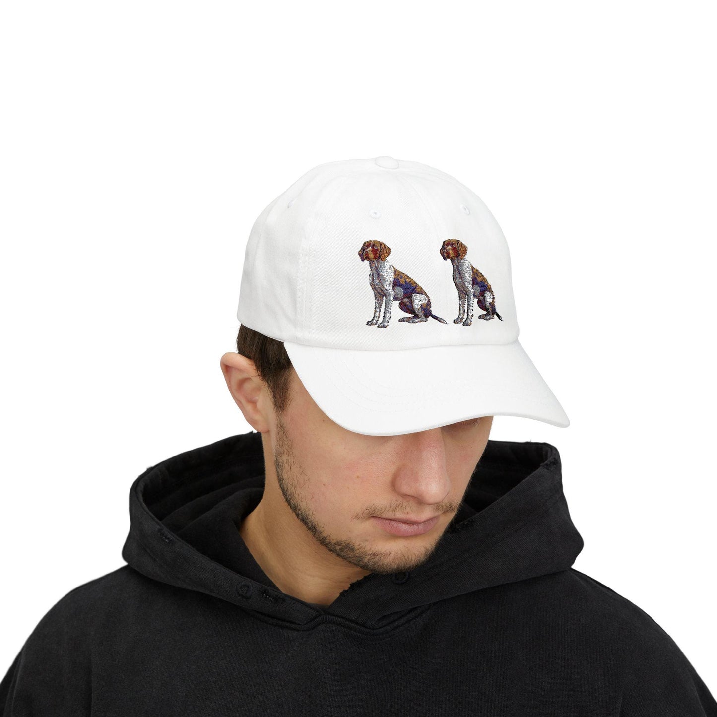German Shorthaired Pointer Dad Cap - Nature & Pet Lover Gift, Bird Hunter Hat with Double Dog Graphic, Classic Outdoor Hunting Dad Hat - Toddcraft