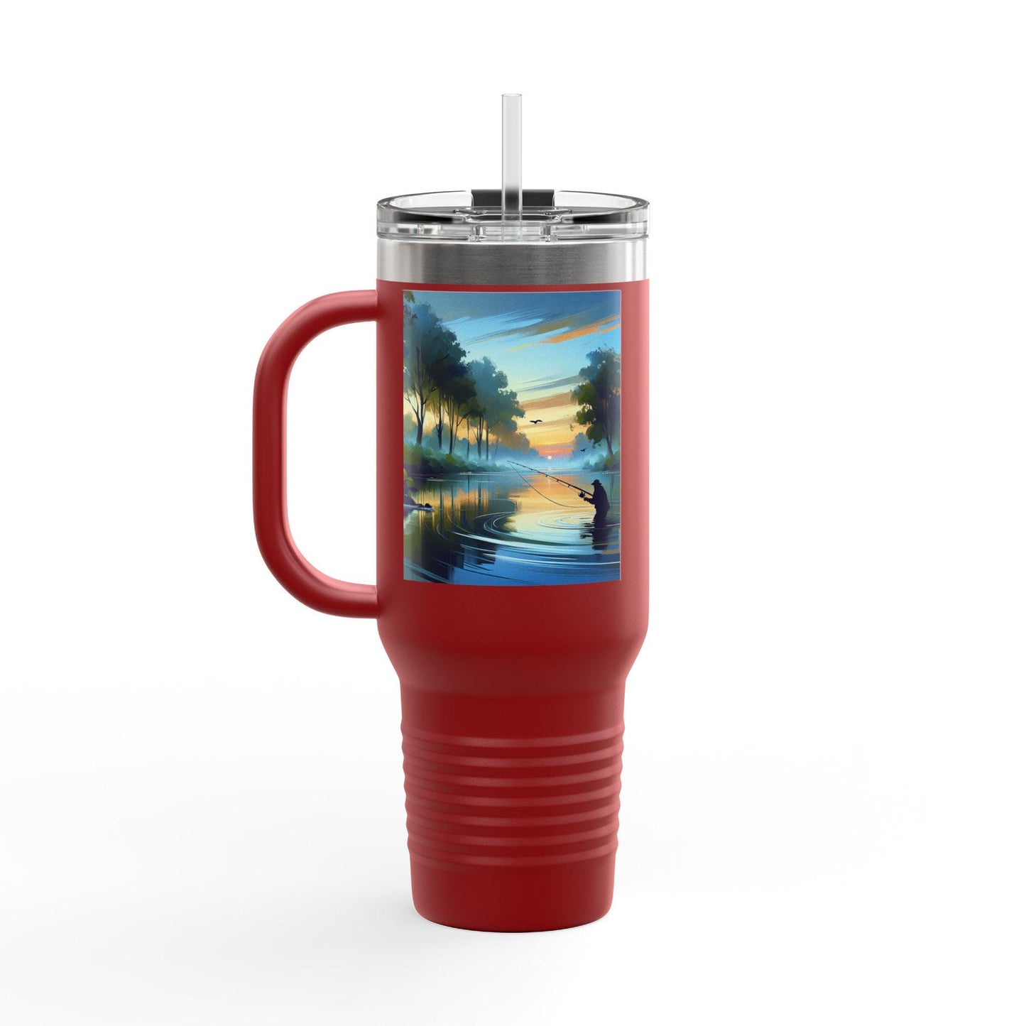 Scenic Insulated Travel Mug | 40oz Adventure Cup, Outdoor Drinkware, Nature Lover Gift, Eco-Friendly Travel Mug, Summer Picnic Essential